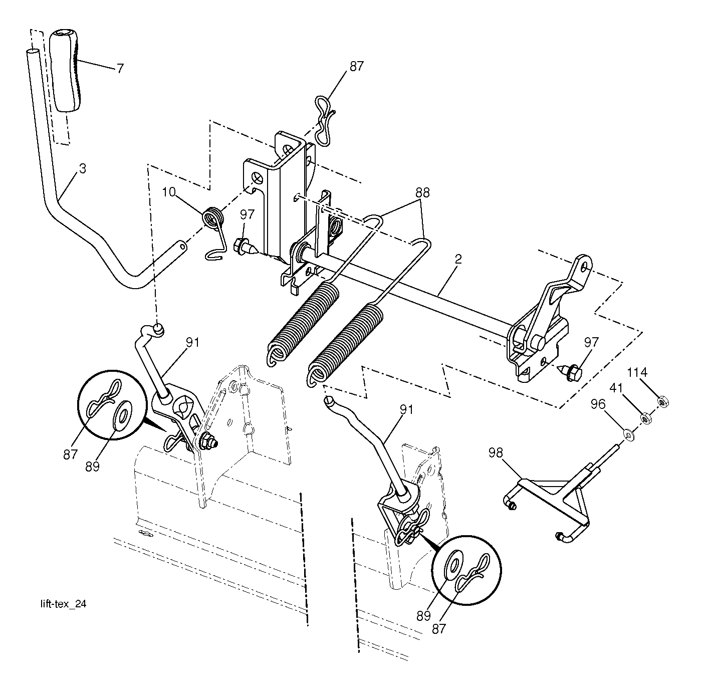 MOWER LIFT / DECK LIFT