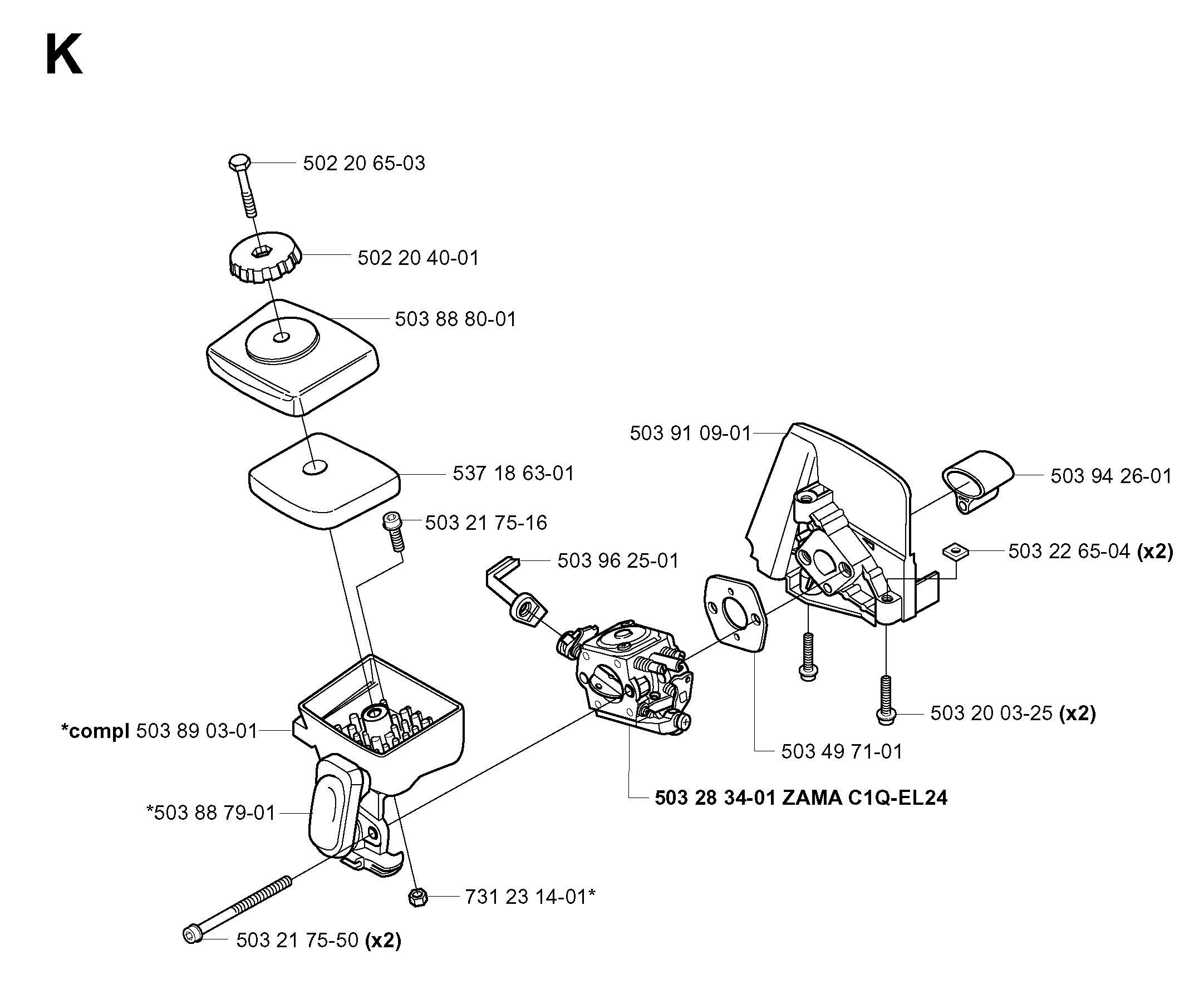 CARBURETOR & AIR FILTER