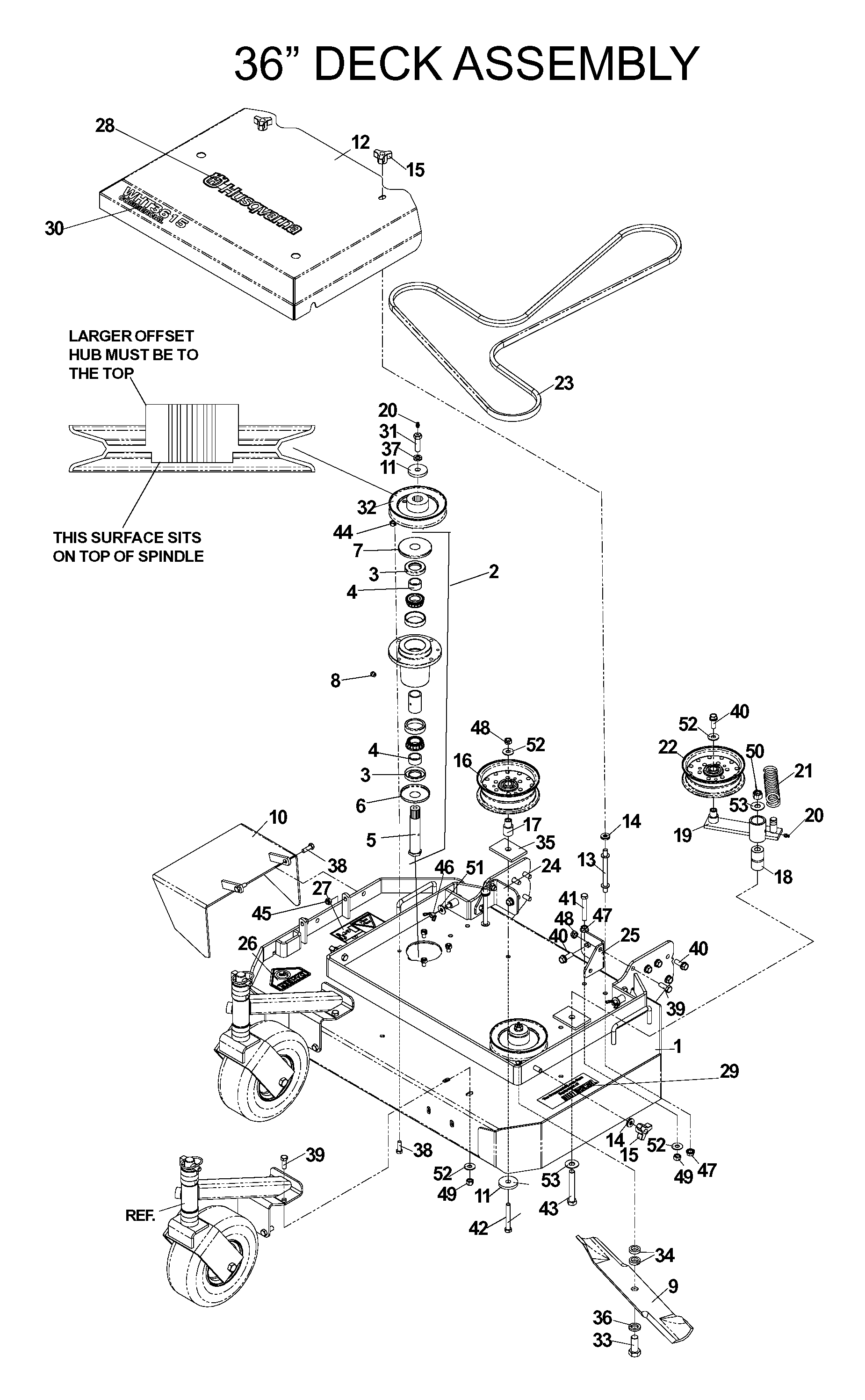 MOWER DECK / CUTTING DECK