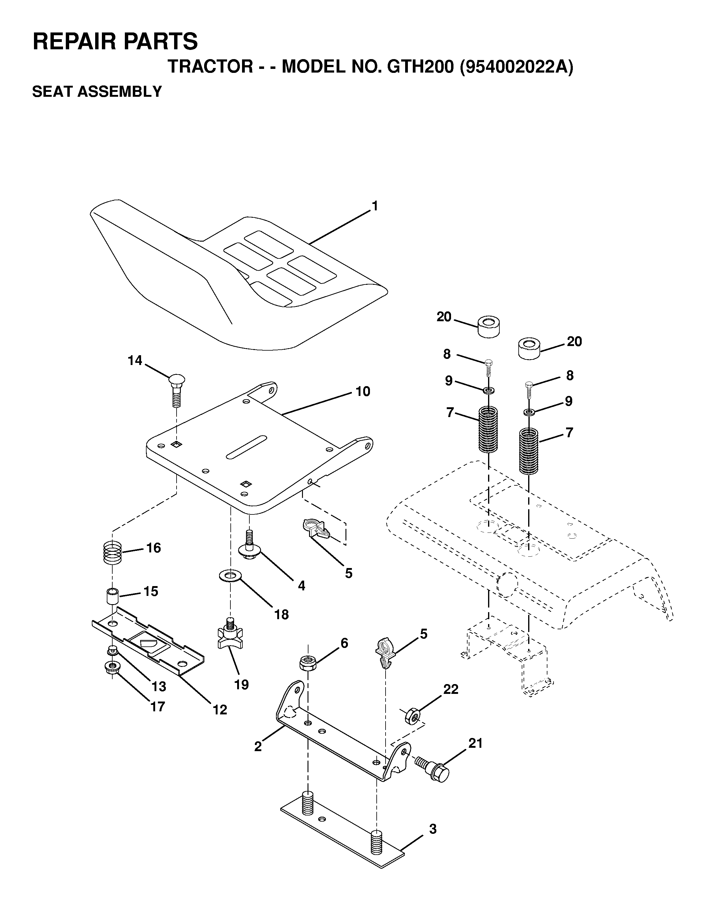 MOWER LIFT / DECK LIFT