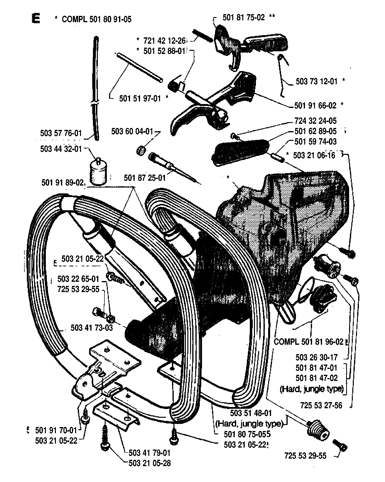 FUEL TANK & HANDLE