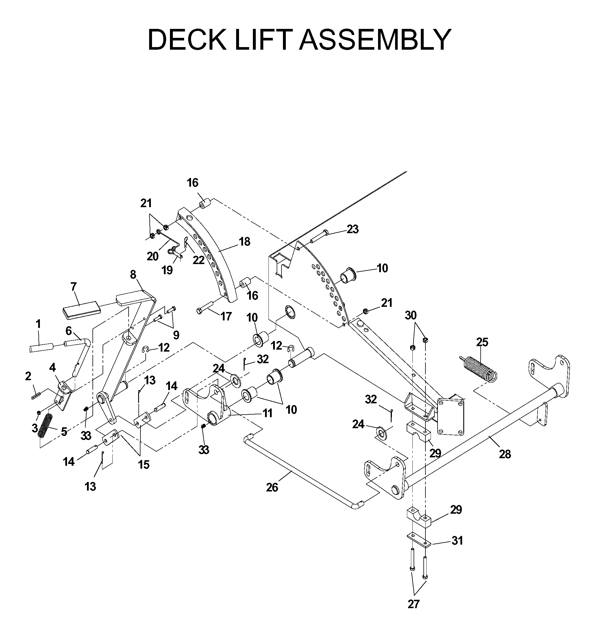 MOWER LIFT / DECK LIFT