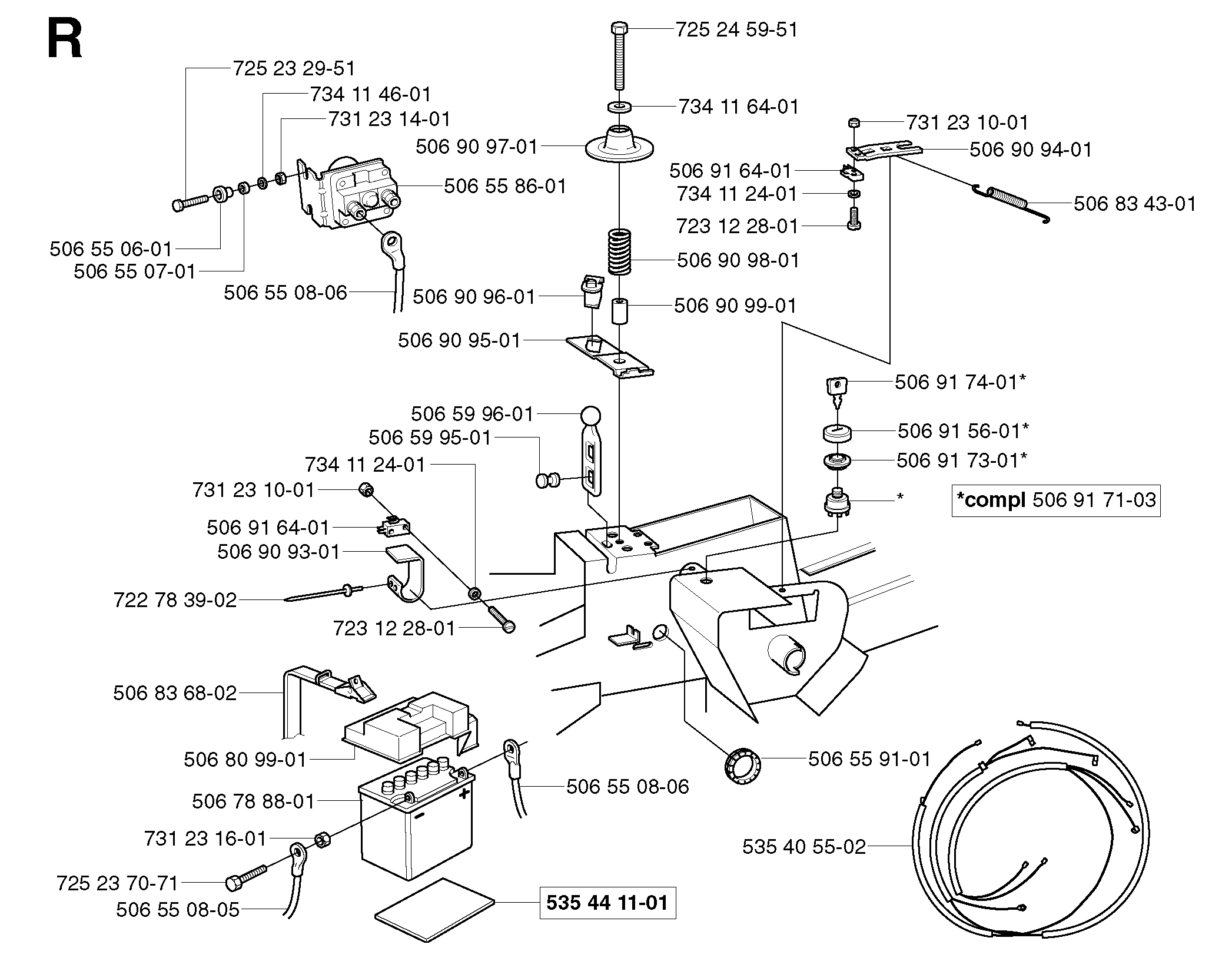 MOWER LIFT / DECK LIFT