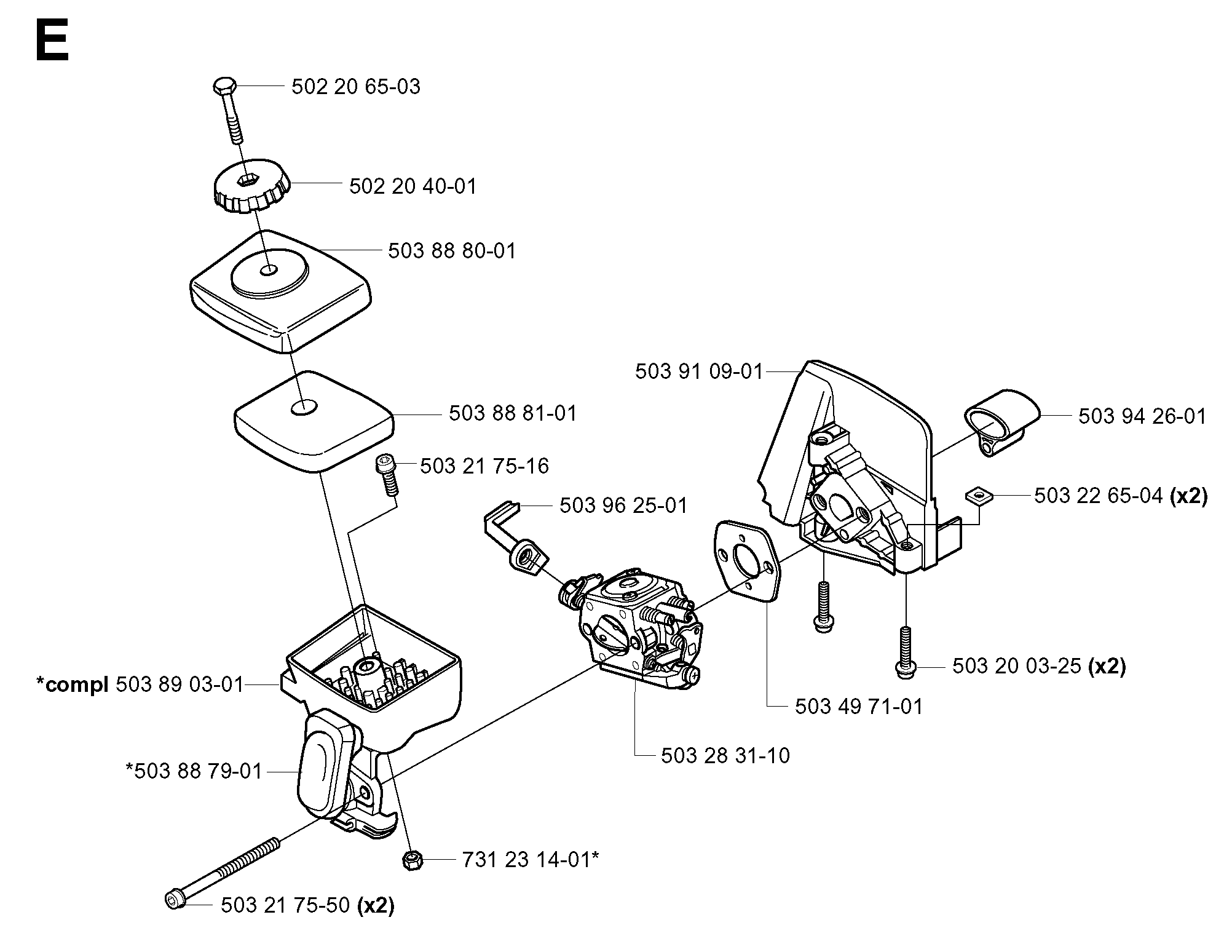 CARBURETOR & AIR FILTER