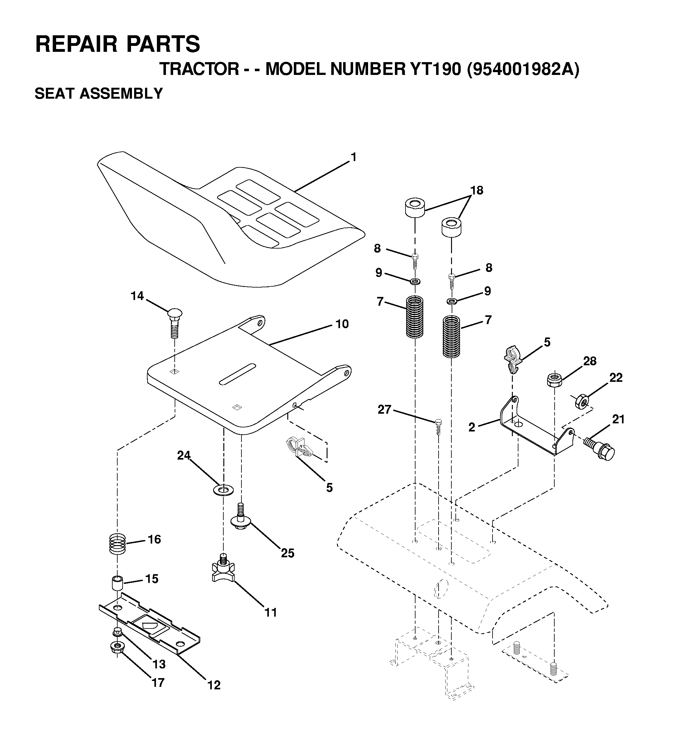 MOWER LIFT / DECK LIFT