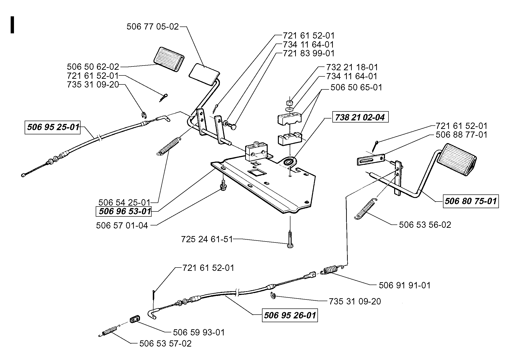 MOWER LIFT LEVER