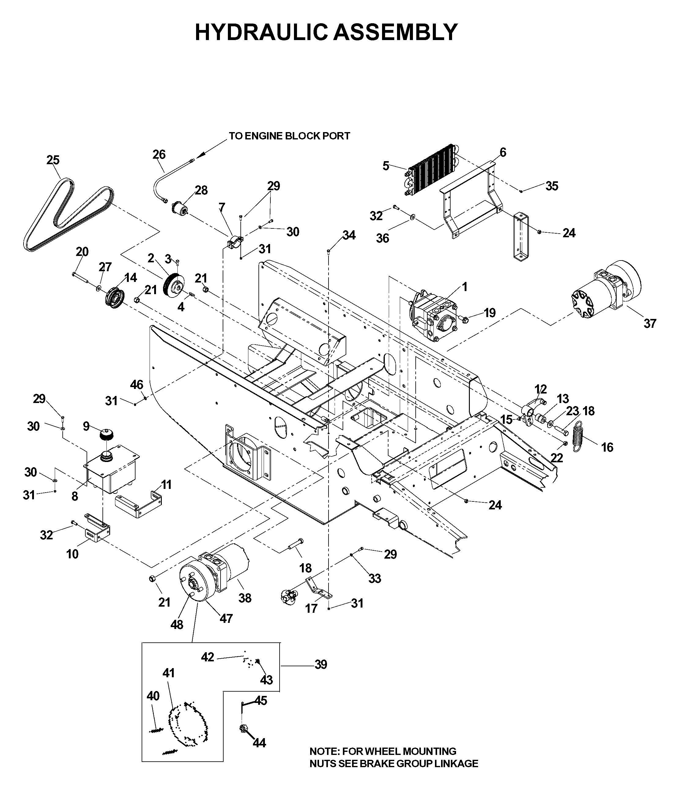 HYDRAULIC PUMP - MOTOR