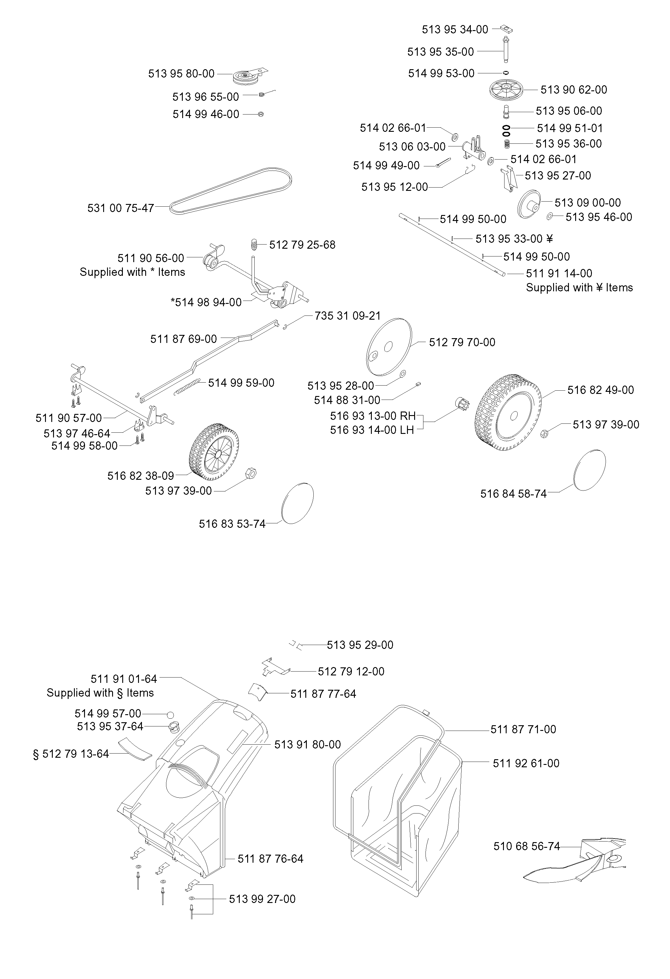 MOWER LIFT LEVER