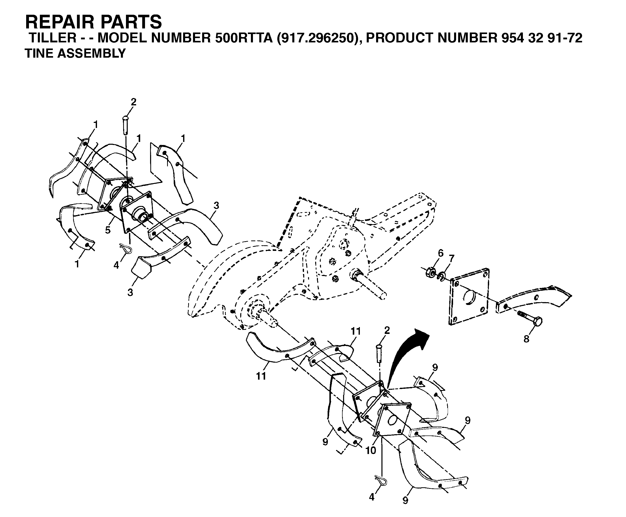 TINE ASSEMBLY