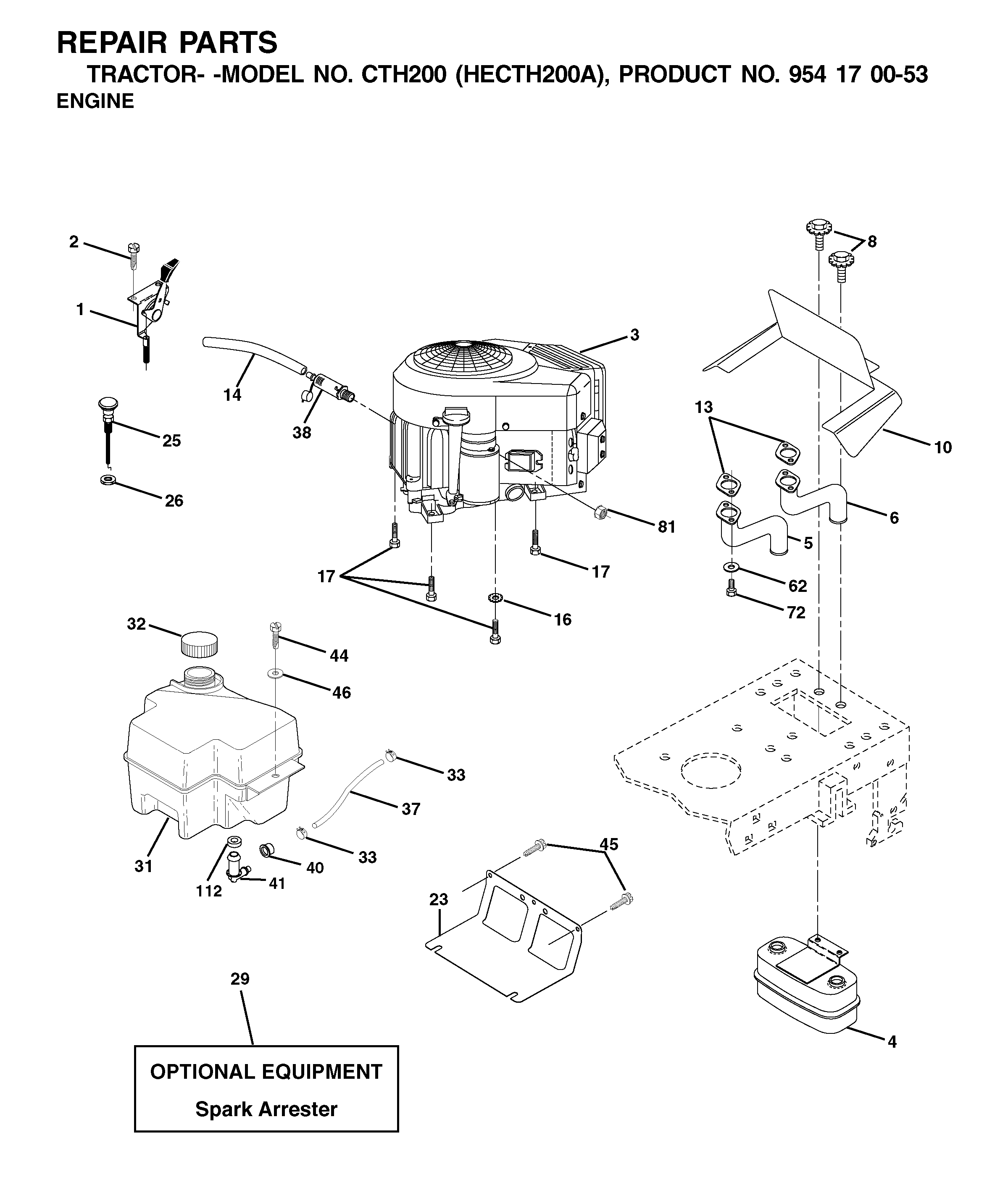 ENGINE & CUTTING EQUIPMENT