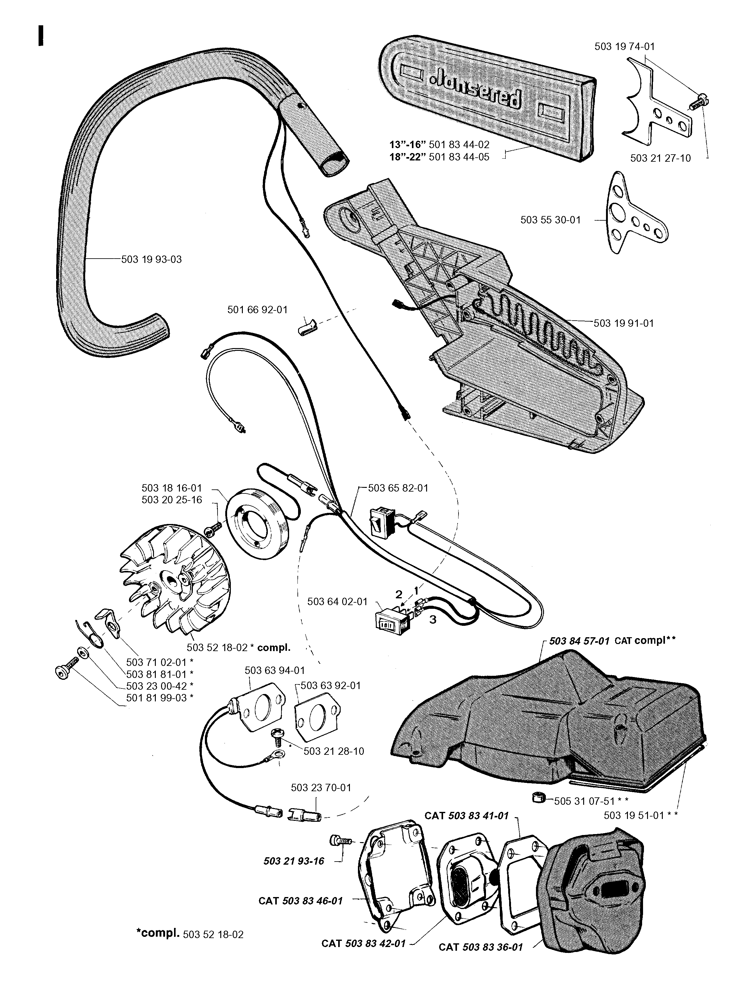 MOWER LIFT LEVER
