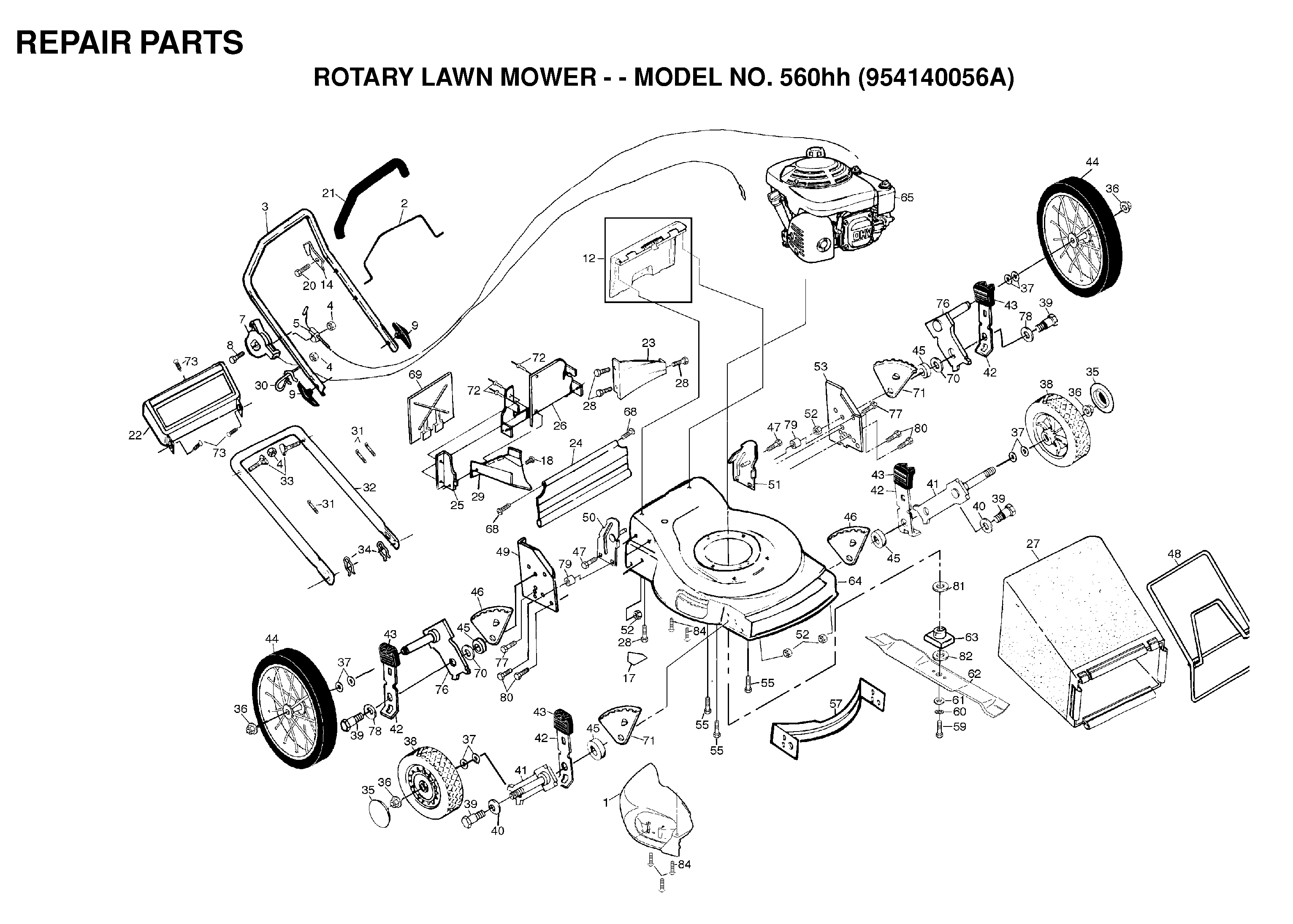 REPAIR PARTS
