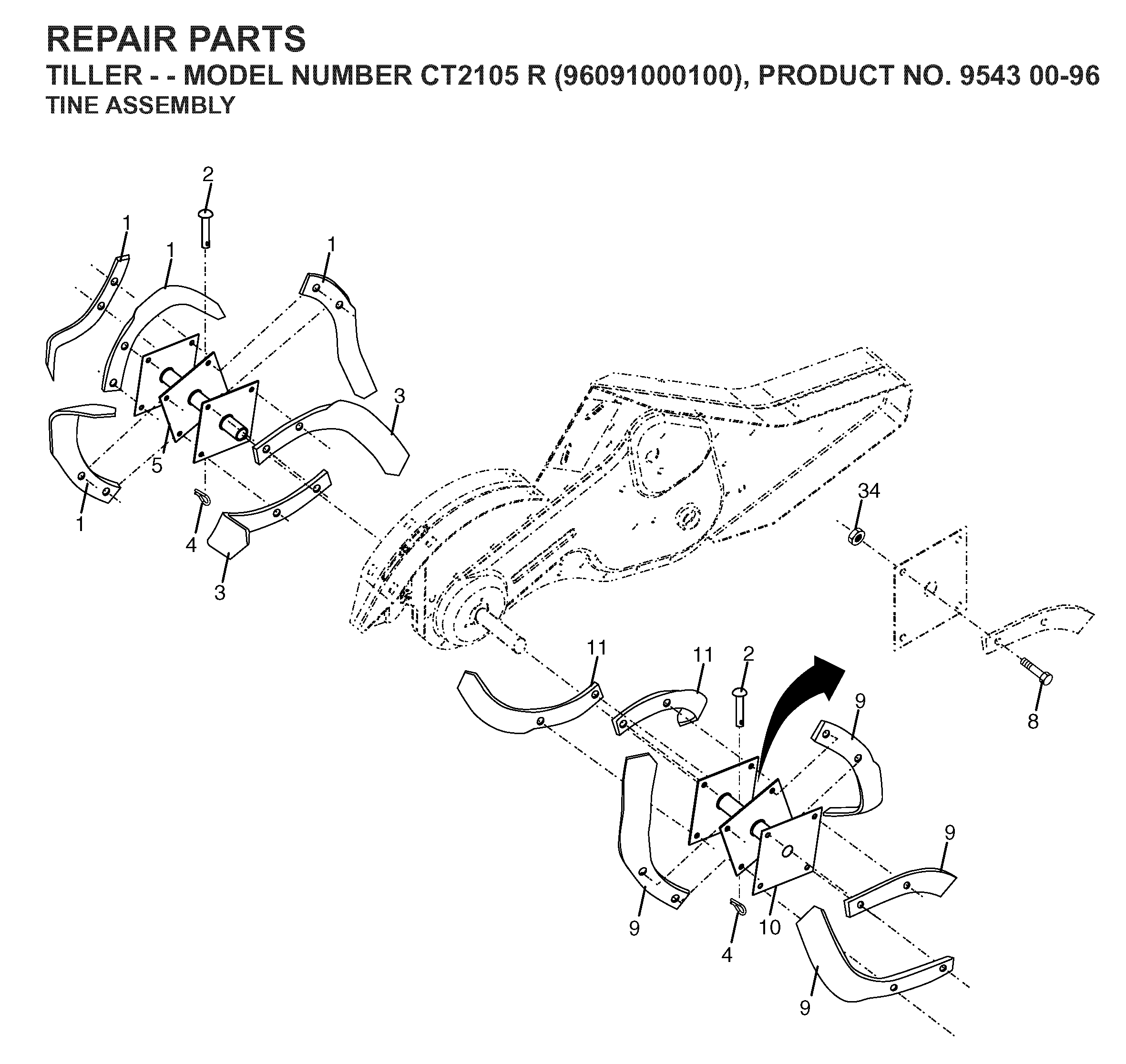 TINE ASSEMBLY