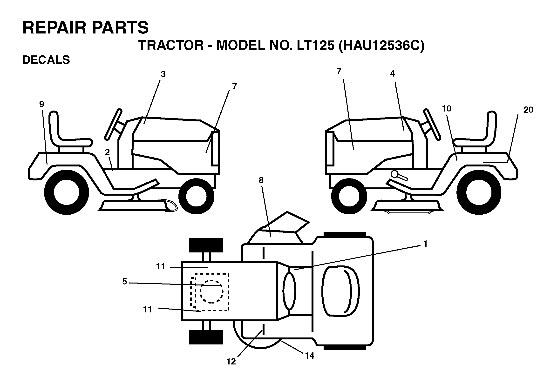 MOWER LIFT / DECK LIFT