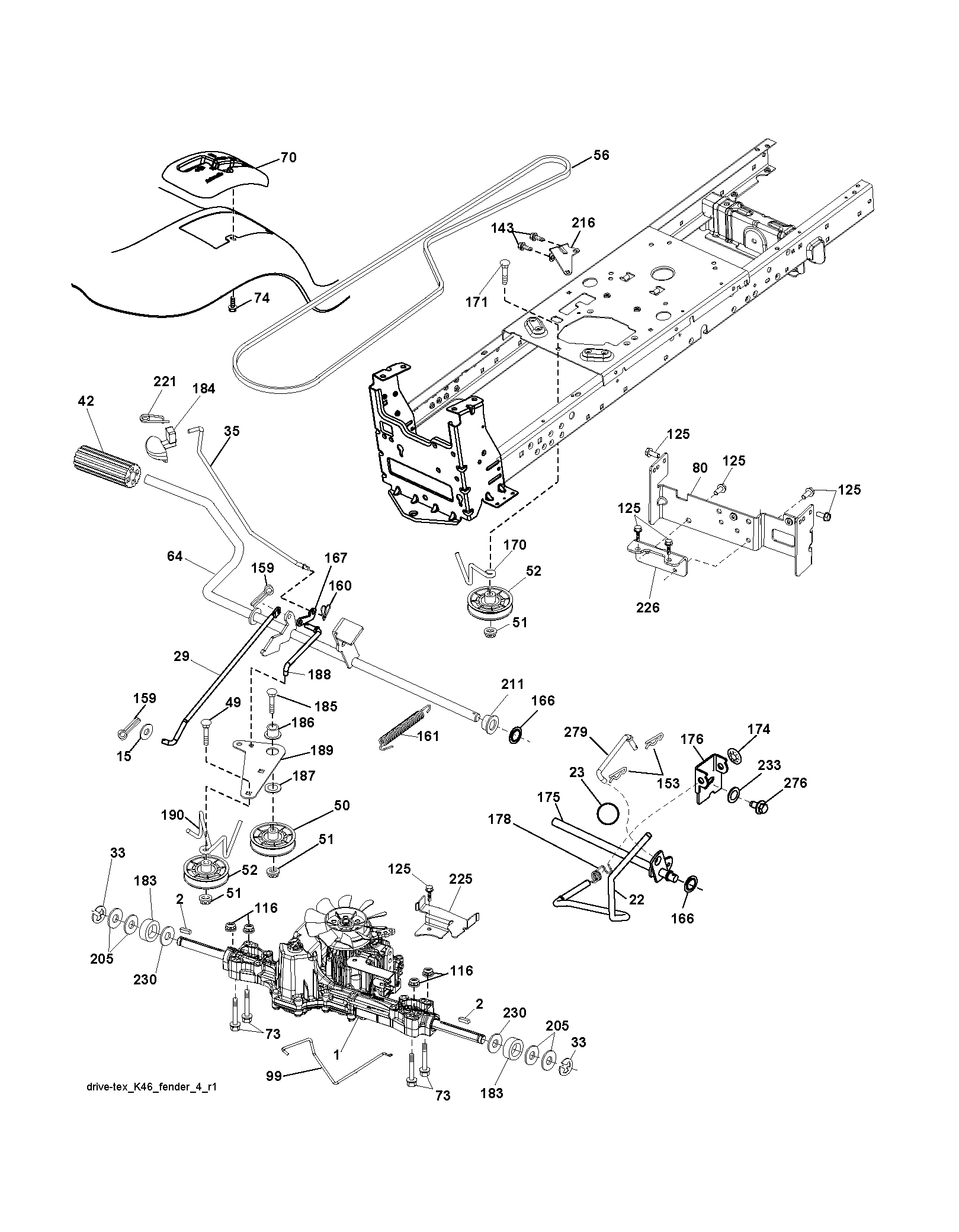 MOWER LIFT / DECK LIFT