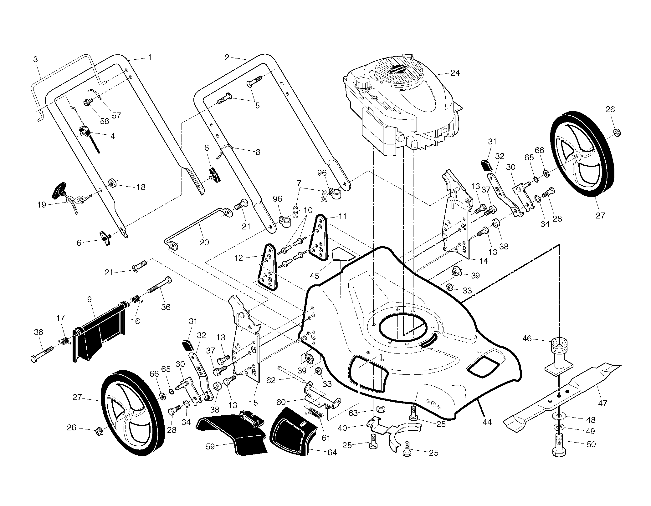 MOWER LIFT / DECK LIFT