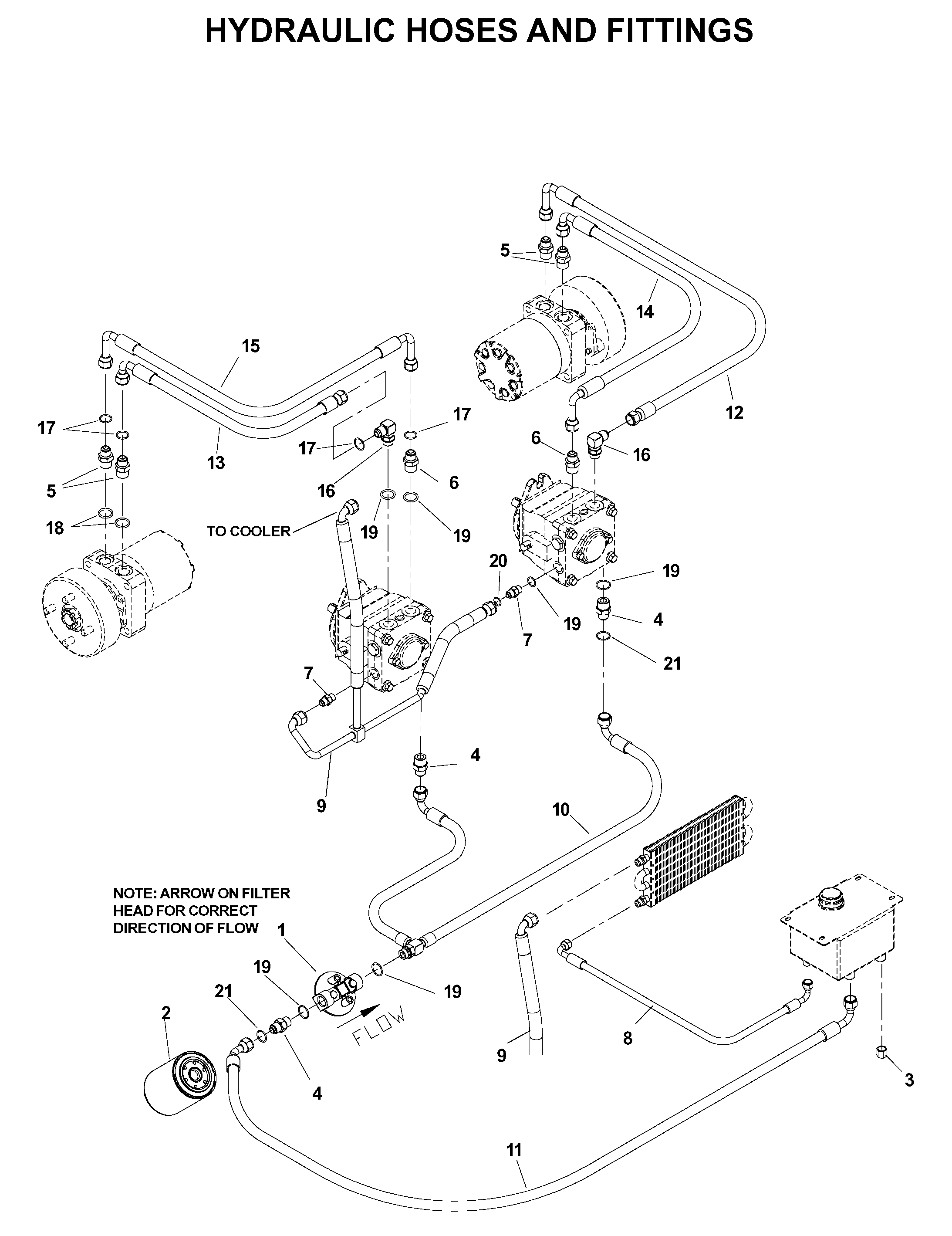 HYDRAULIC PUMP - MOTOR
