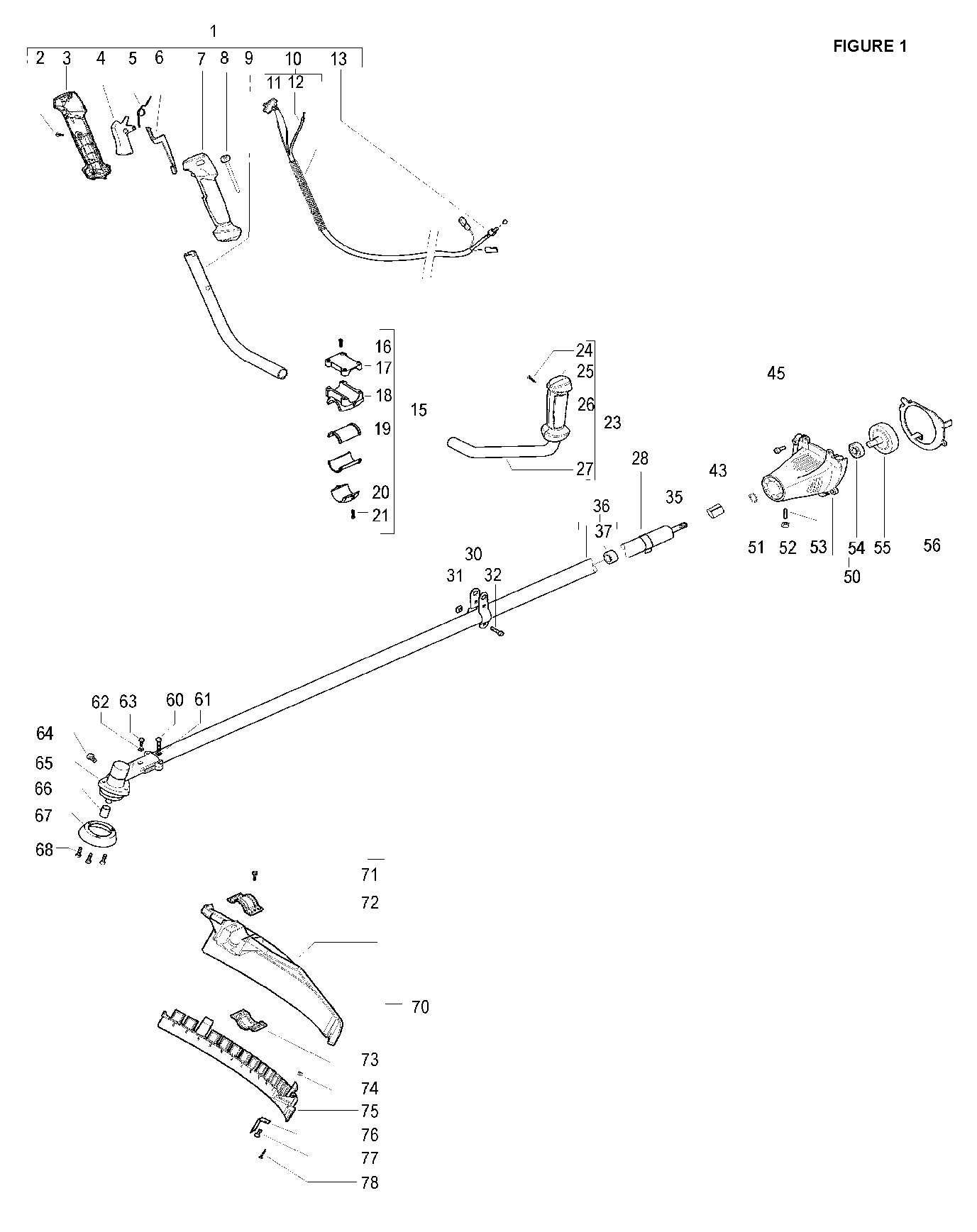 SHAFT & HANDLE