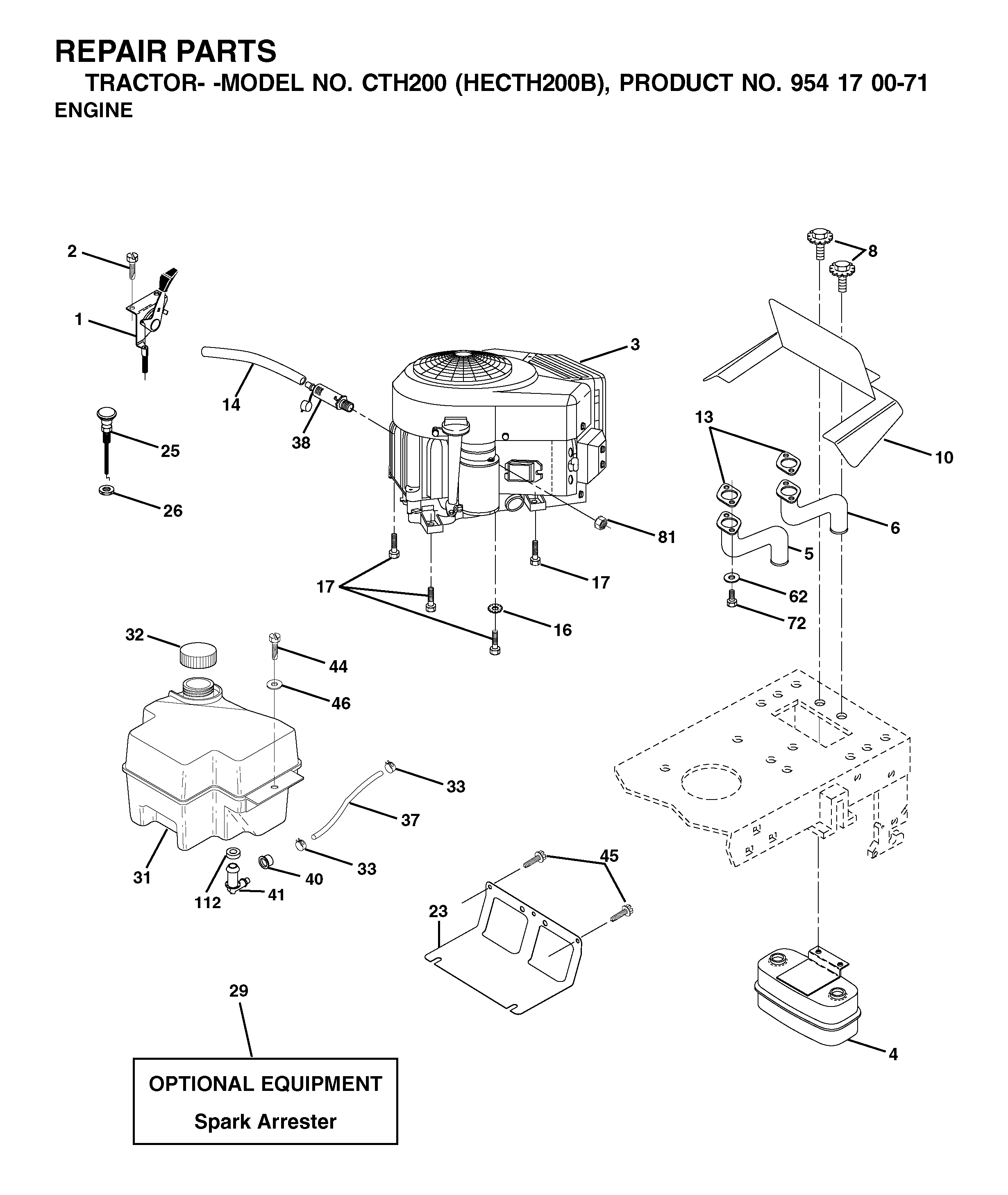 ENGINE & CUTTING EQUIPMENT