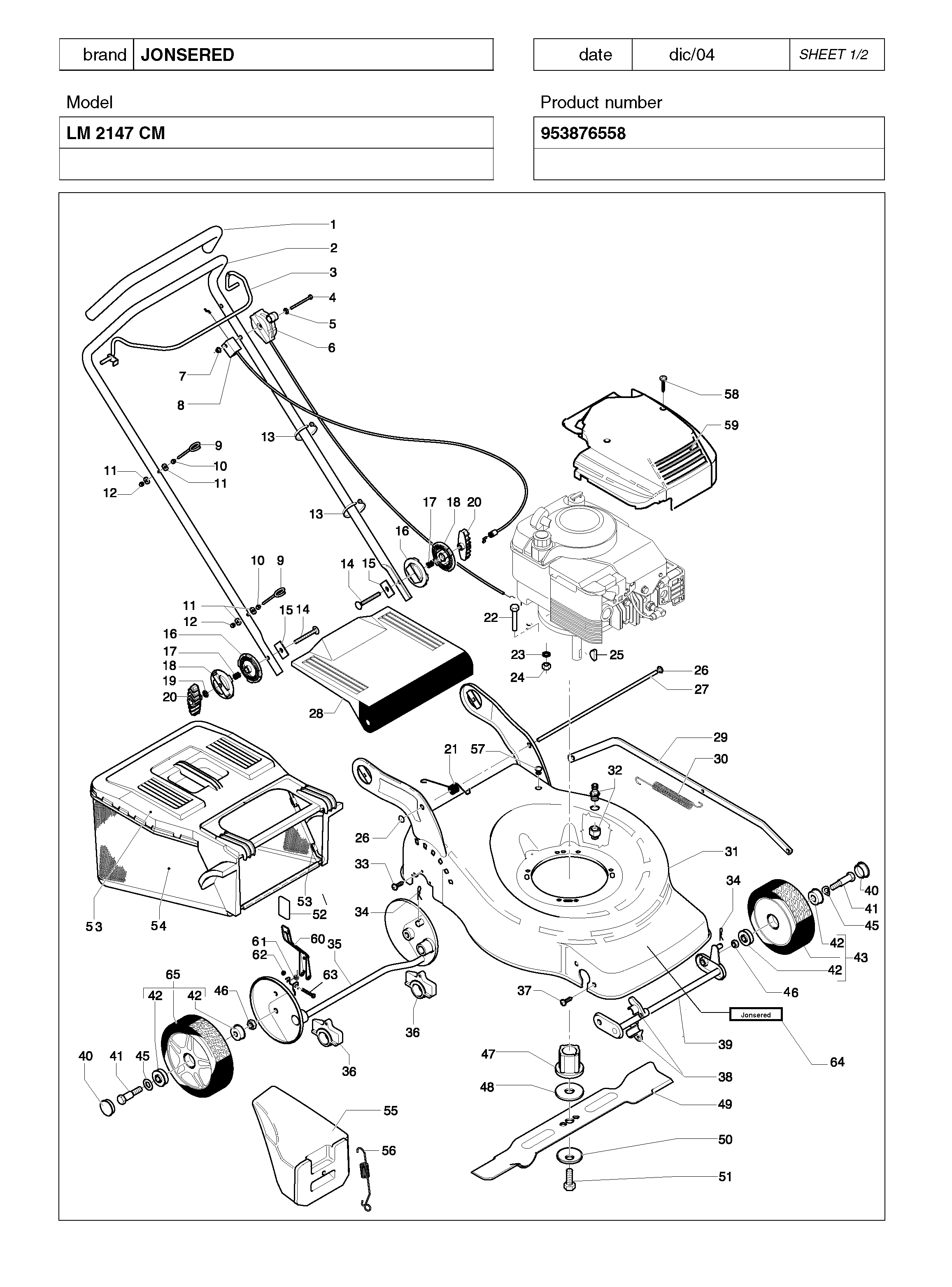 FREQUENTLY USED PARTS
