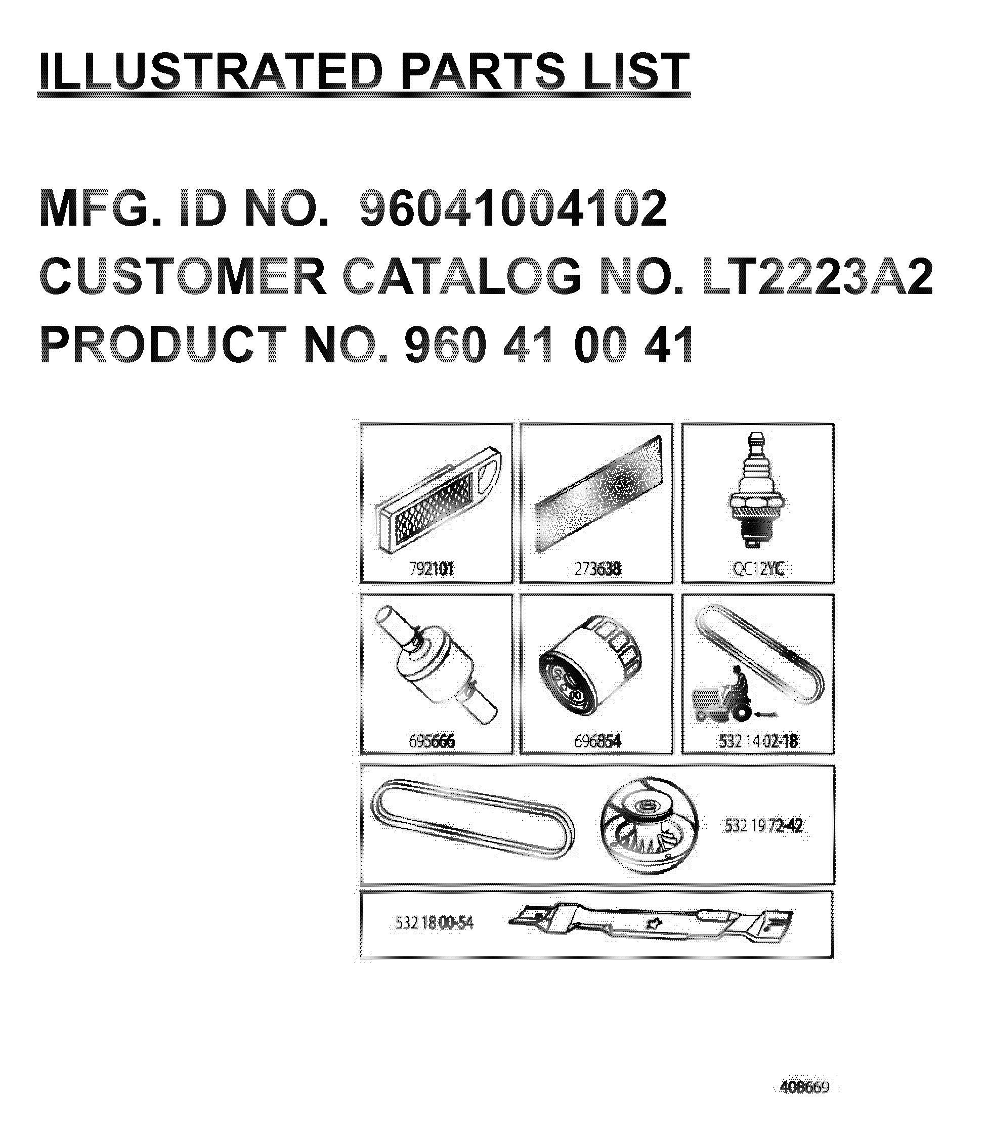 FREQUENTLY USED PARTS