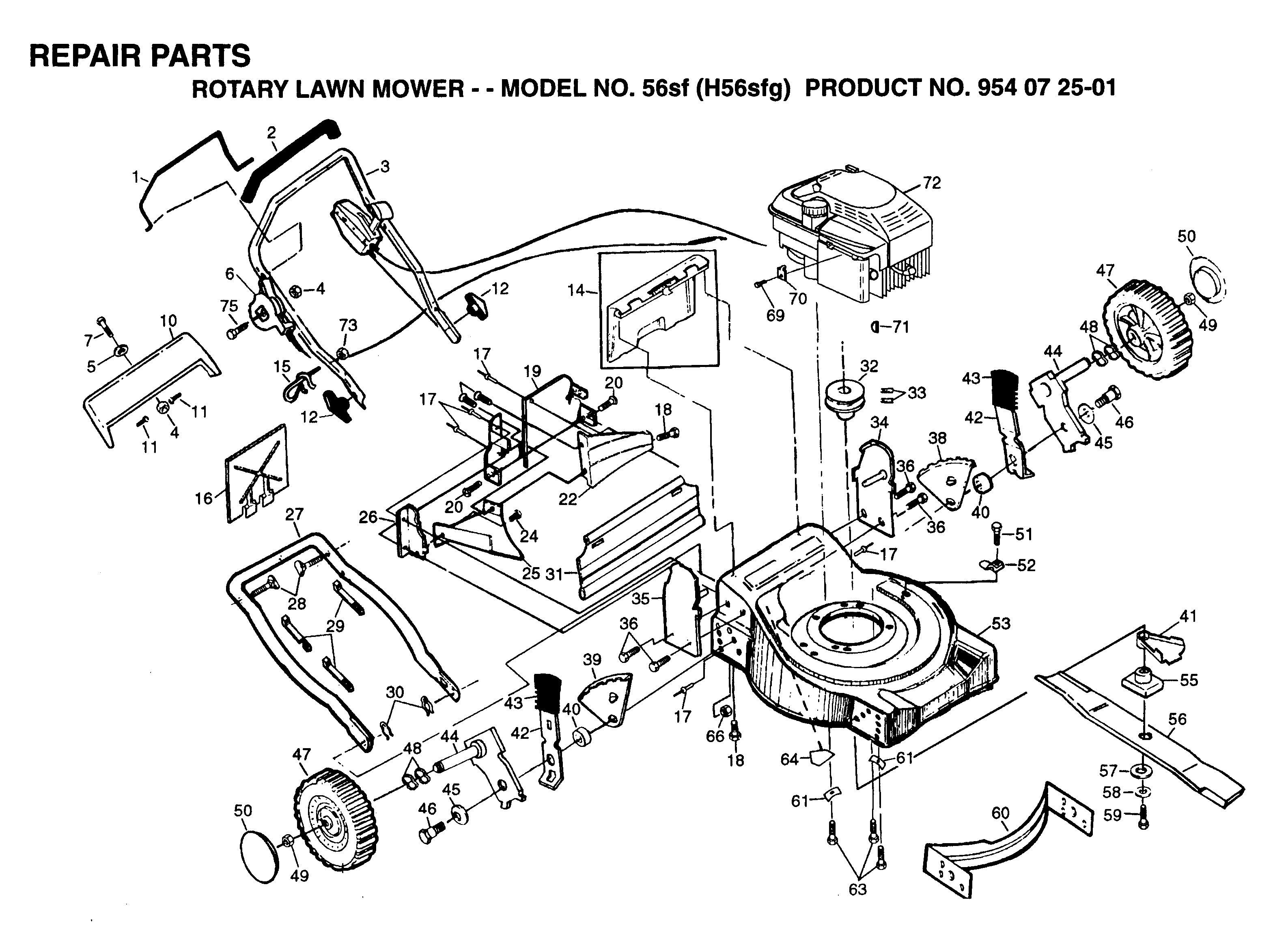 REPAIR PARTS