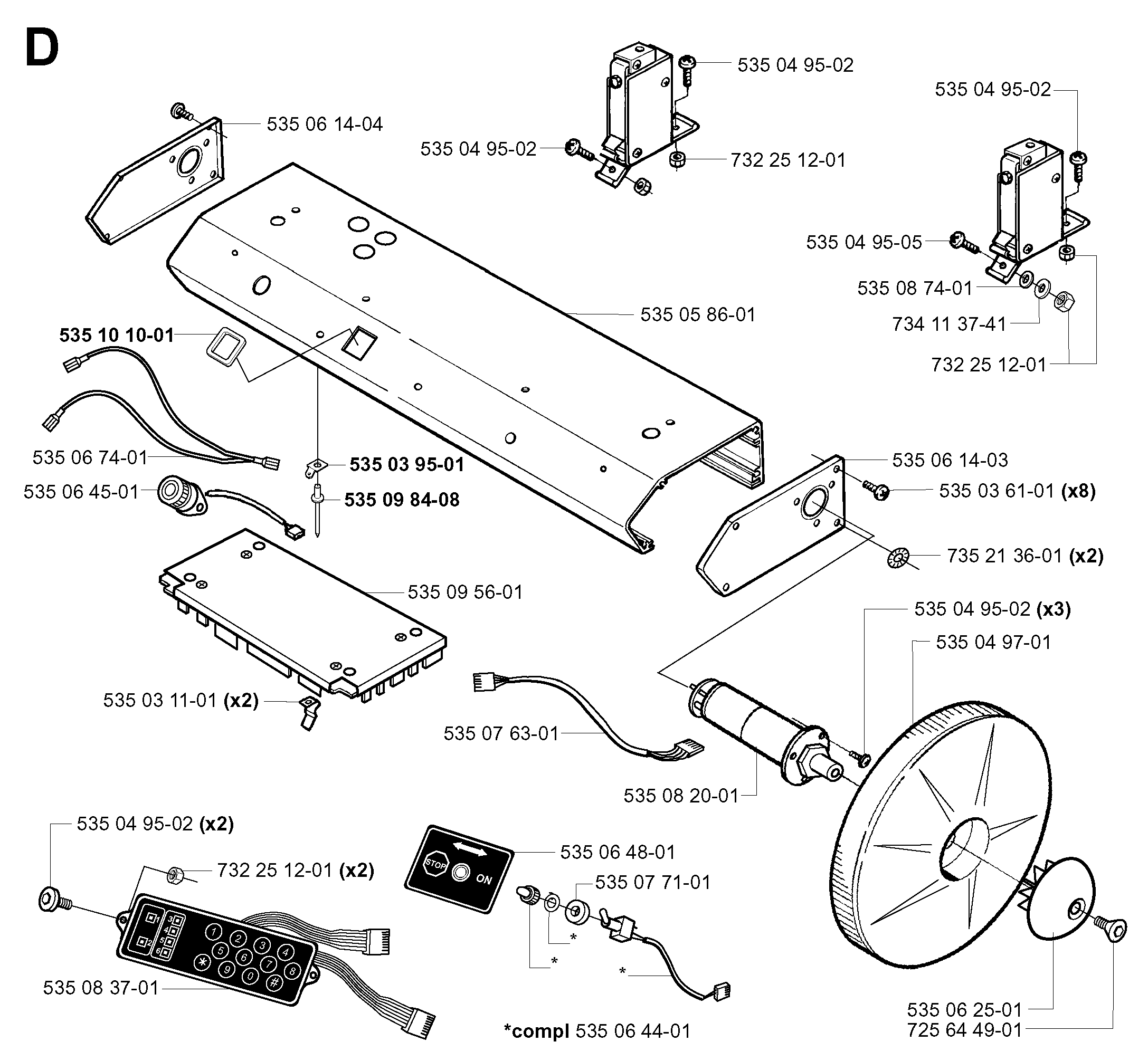 ELECTRONIC & WHEEL MOTOR HOUSING