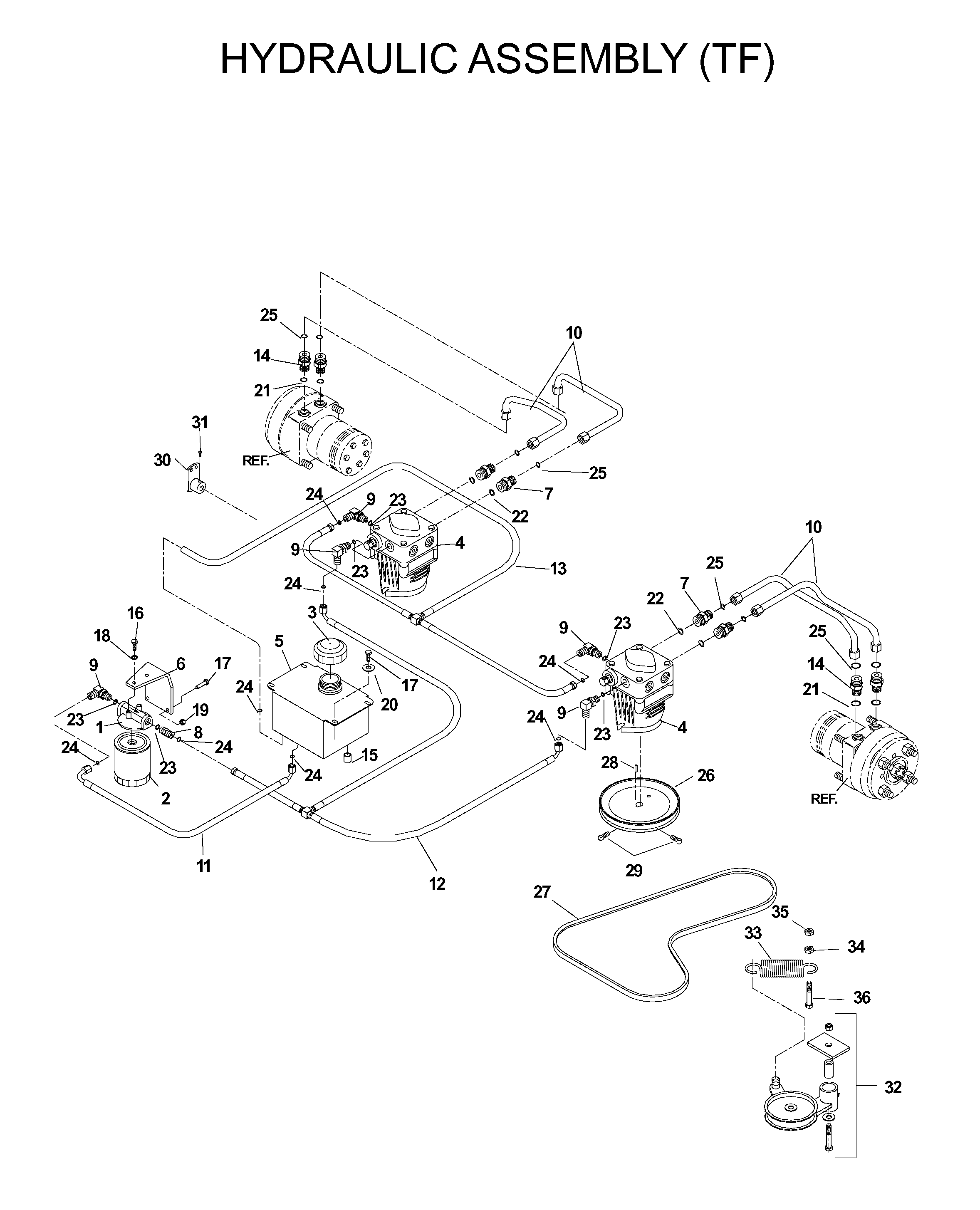 HYDRAULIC PUMP - MOTOR