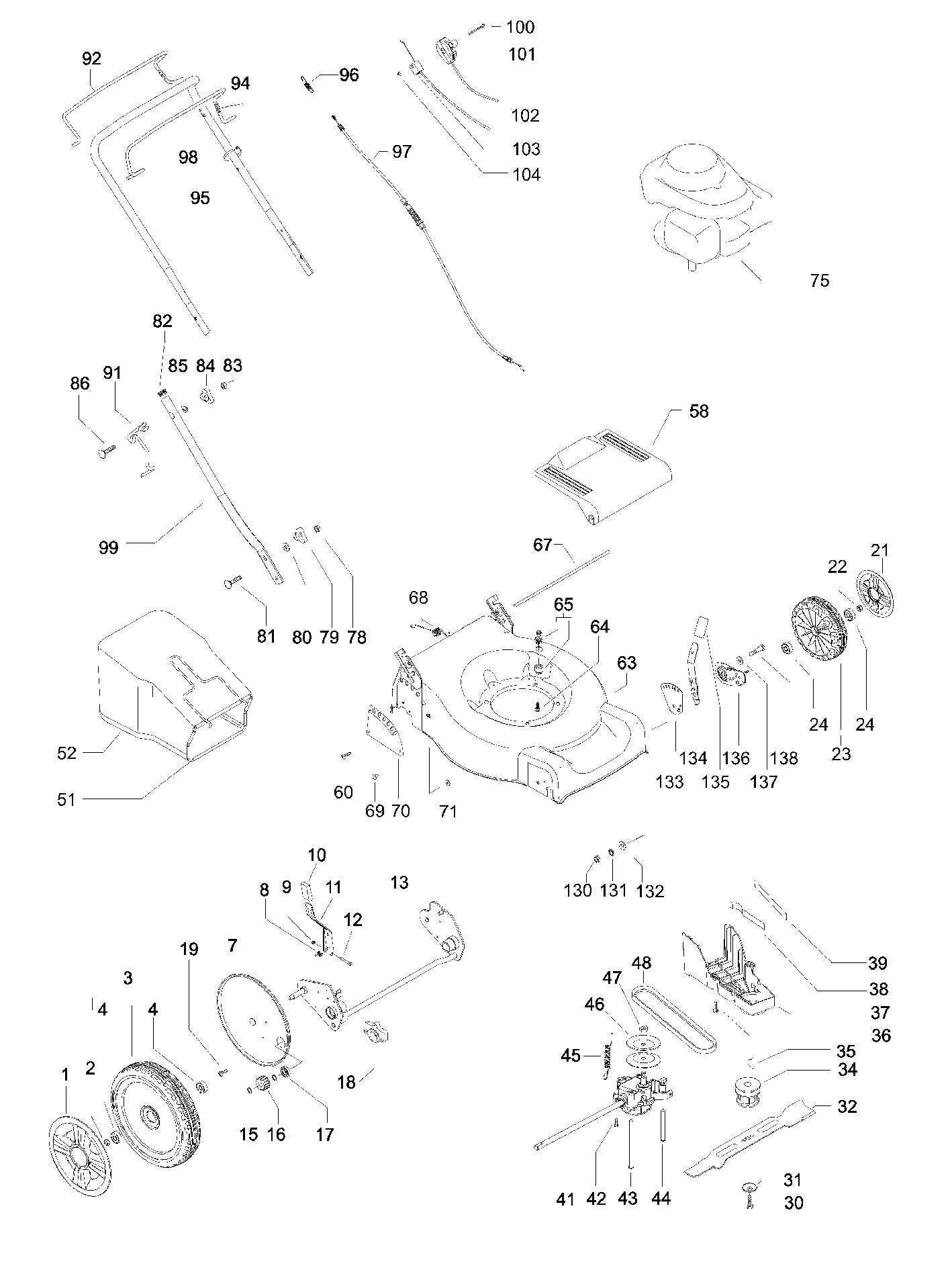 MOWER LIFT / DECK LIFT
