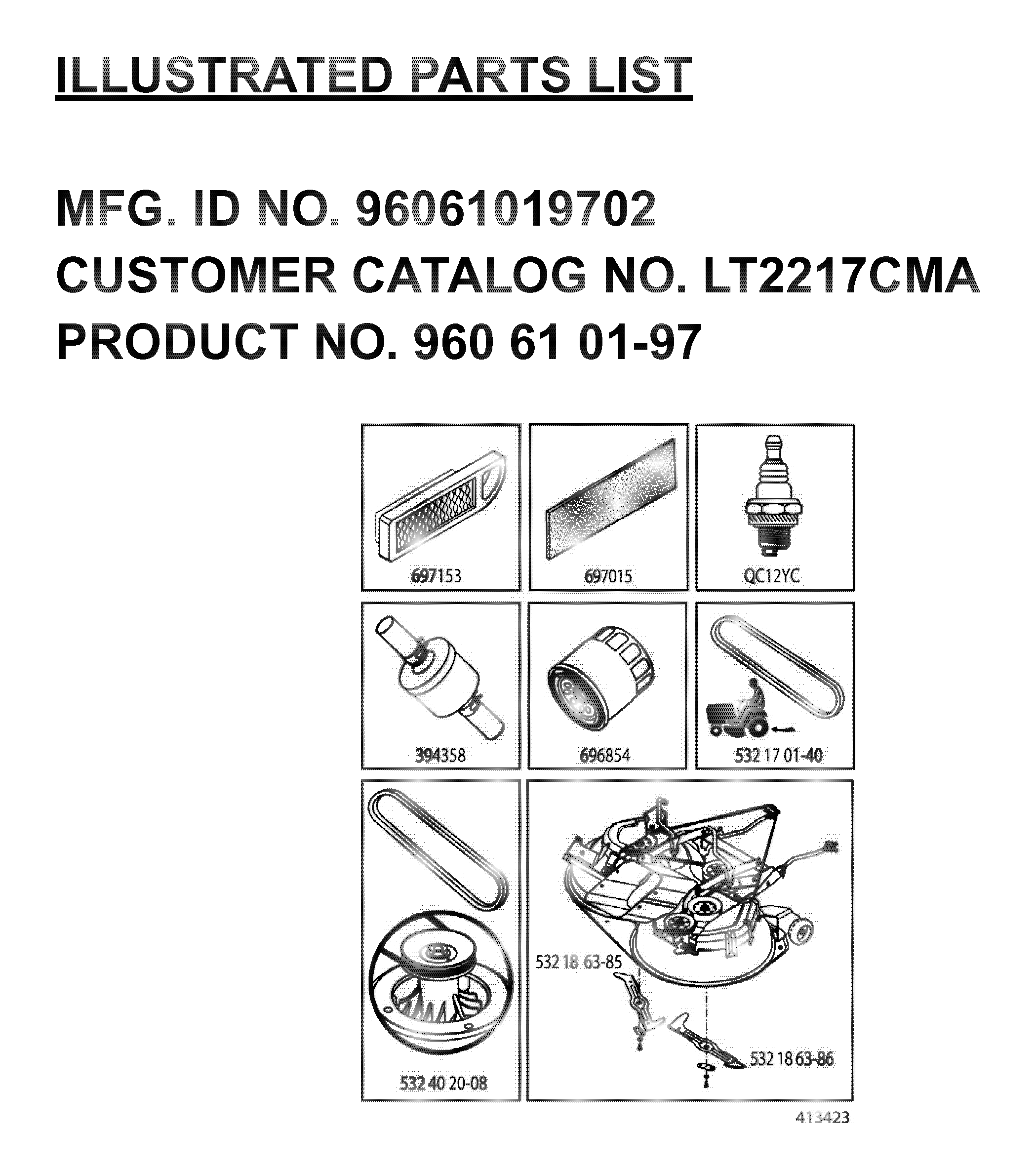 FREQUENTLY USED PARTS