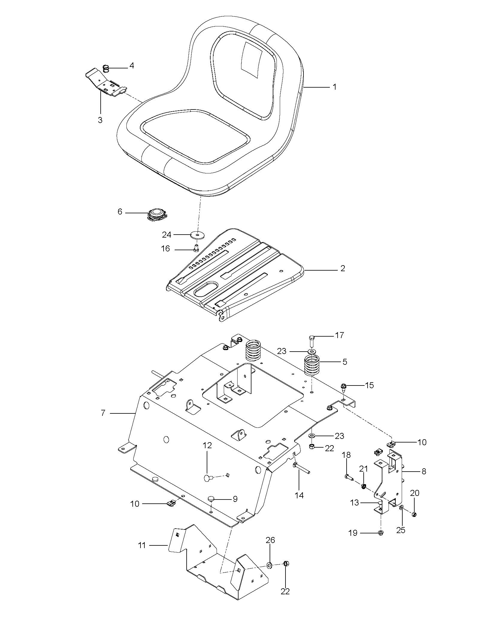 MOWER DECK / CUTTING DECK