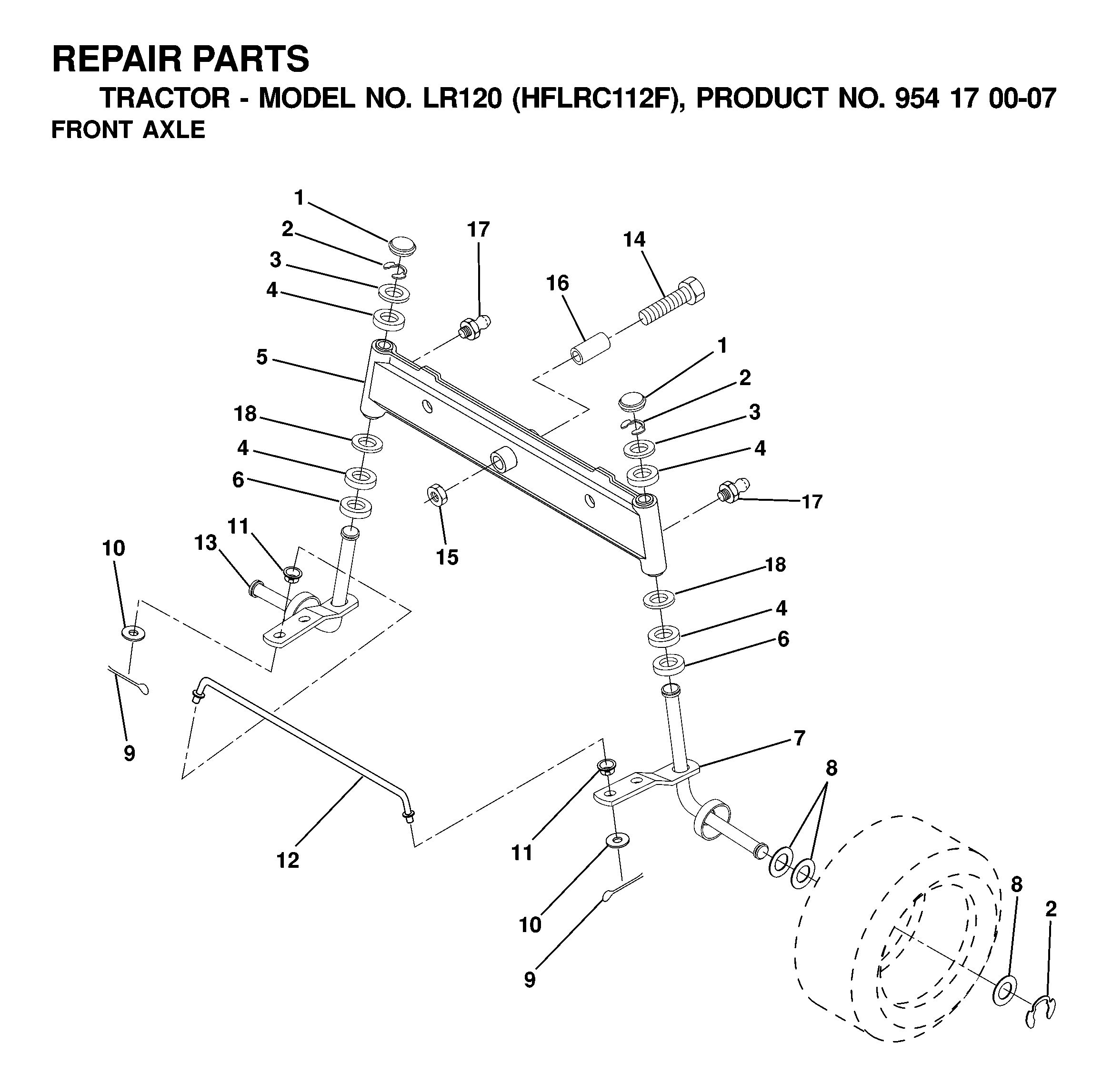 FRONT AXLE 