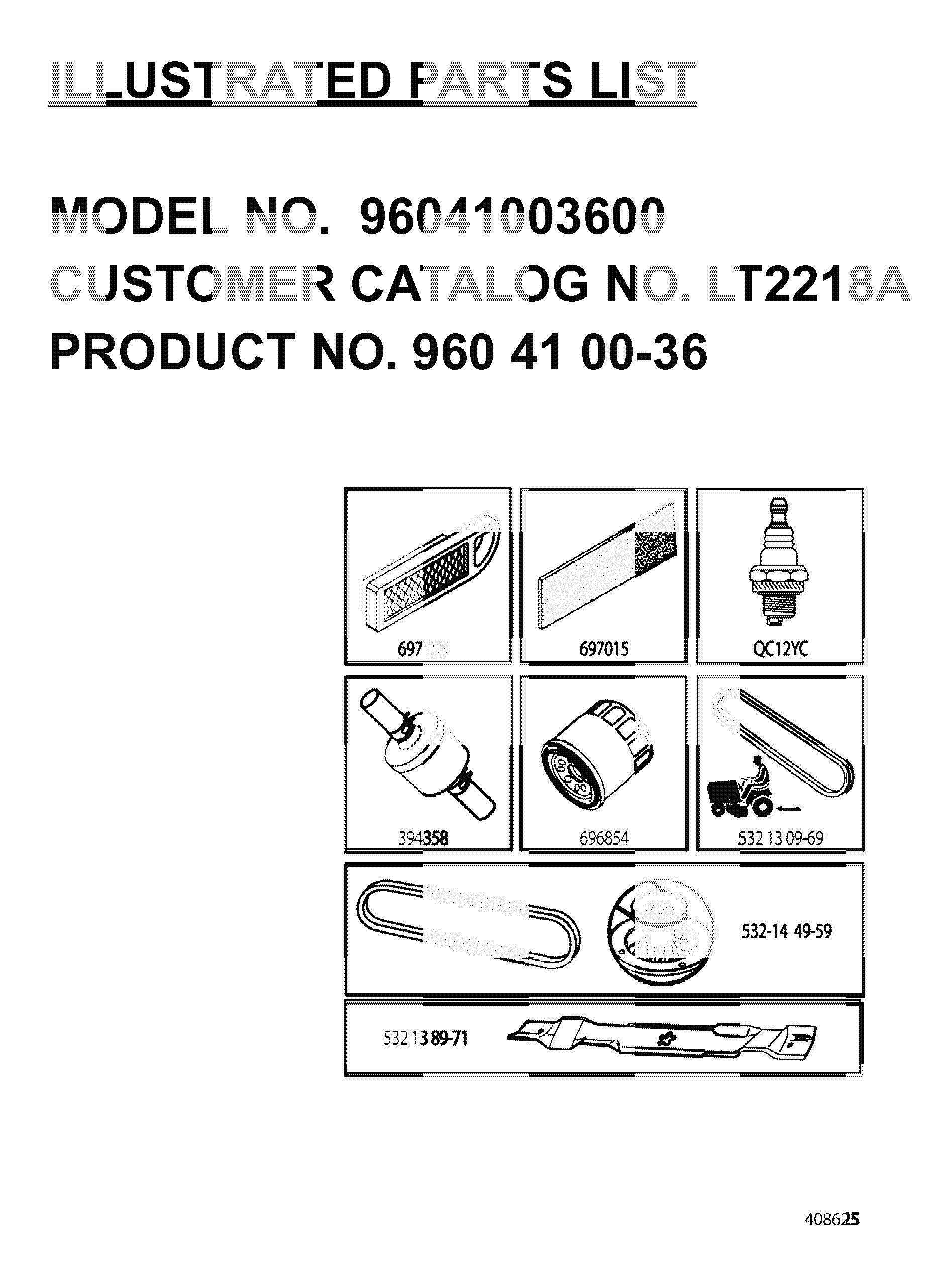FREQUENTLY USED PARTS