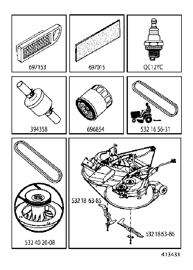 FREQUENTLY USED PARTS
