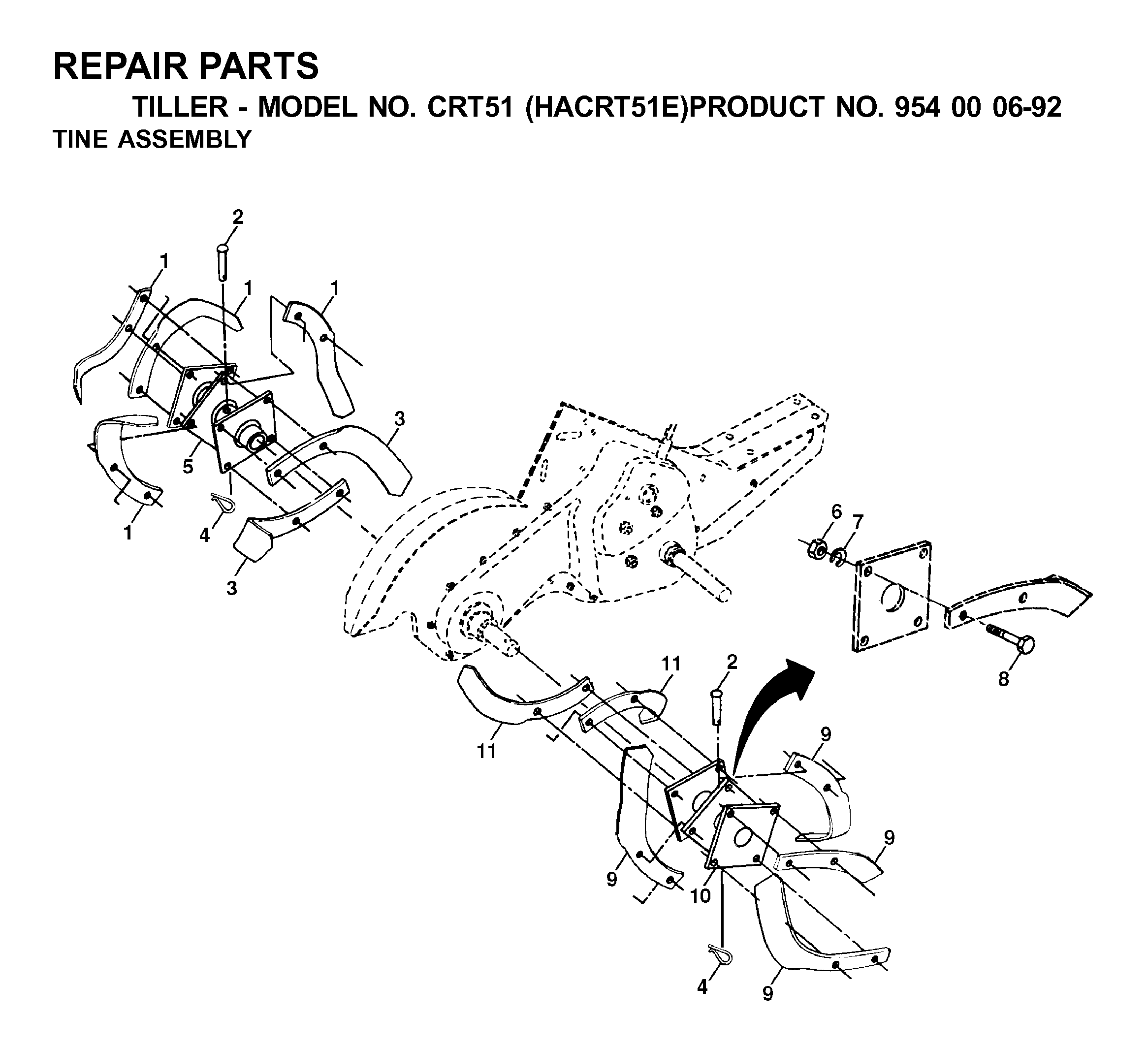 TINE ASSEMBLY