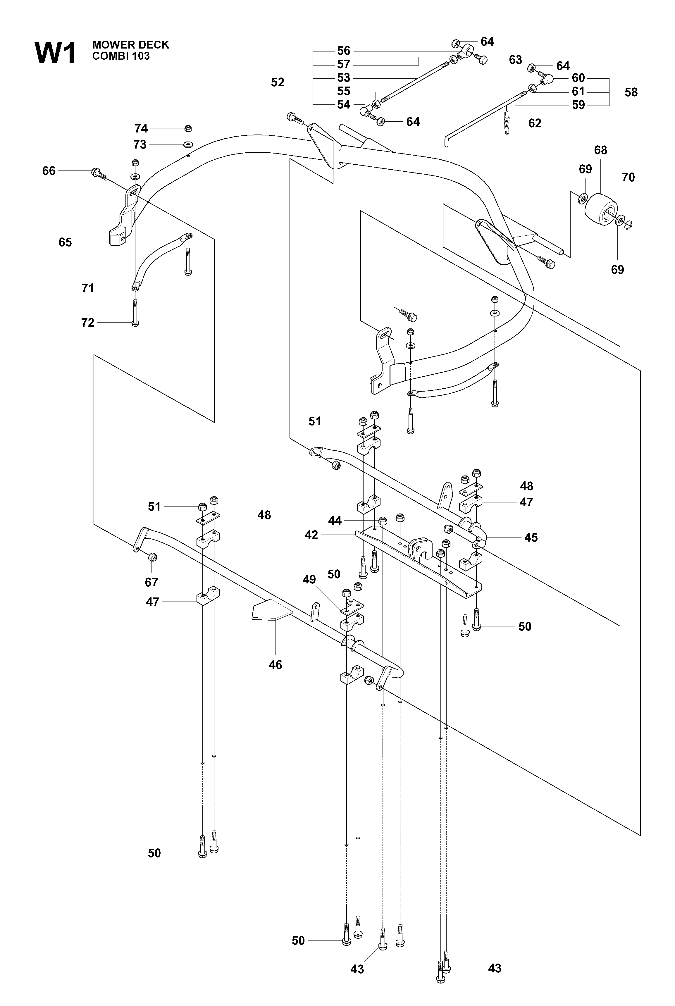 103CM CUTTING DECK