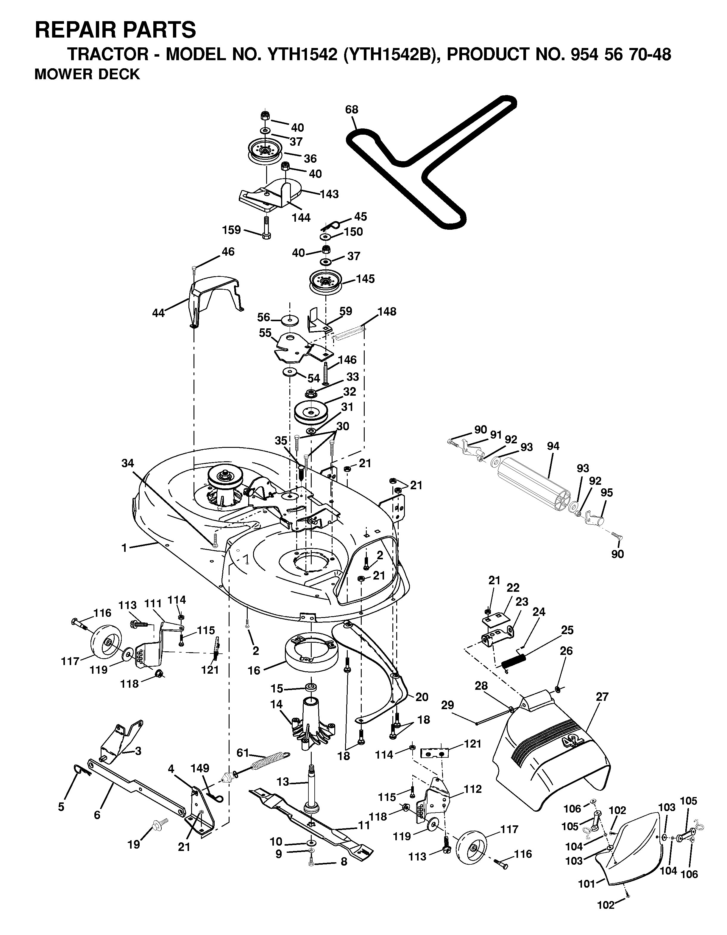 MOWER DECK / CUTTING DECK