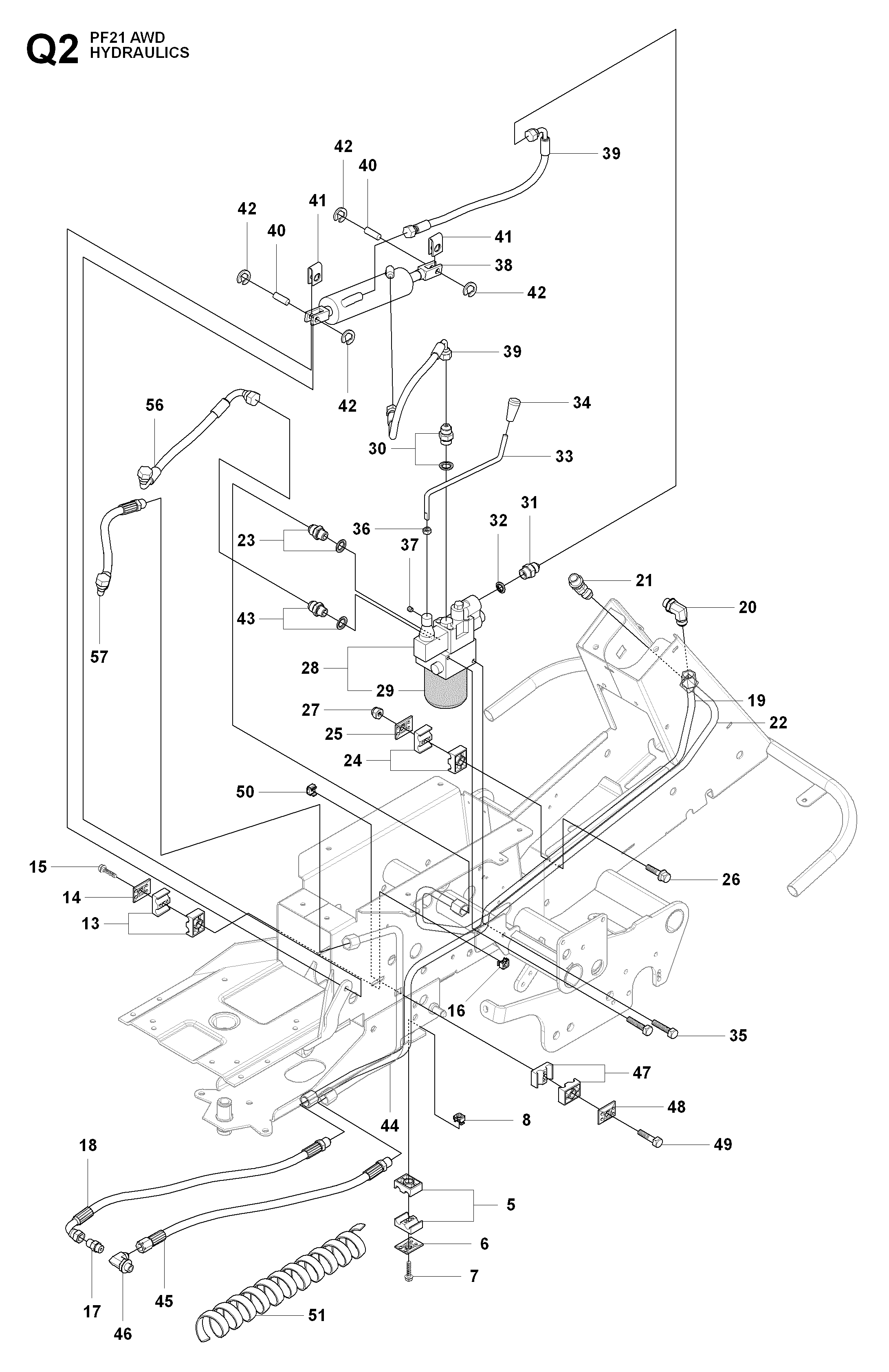 HYDRAULIC PUMP - MOTOR