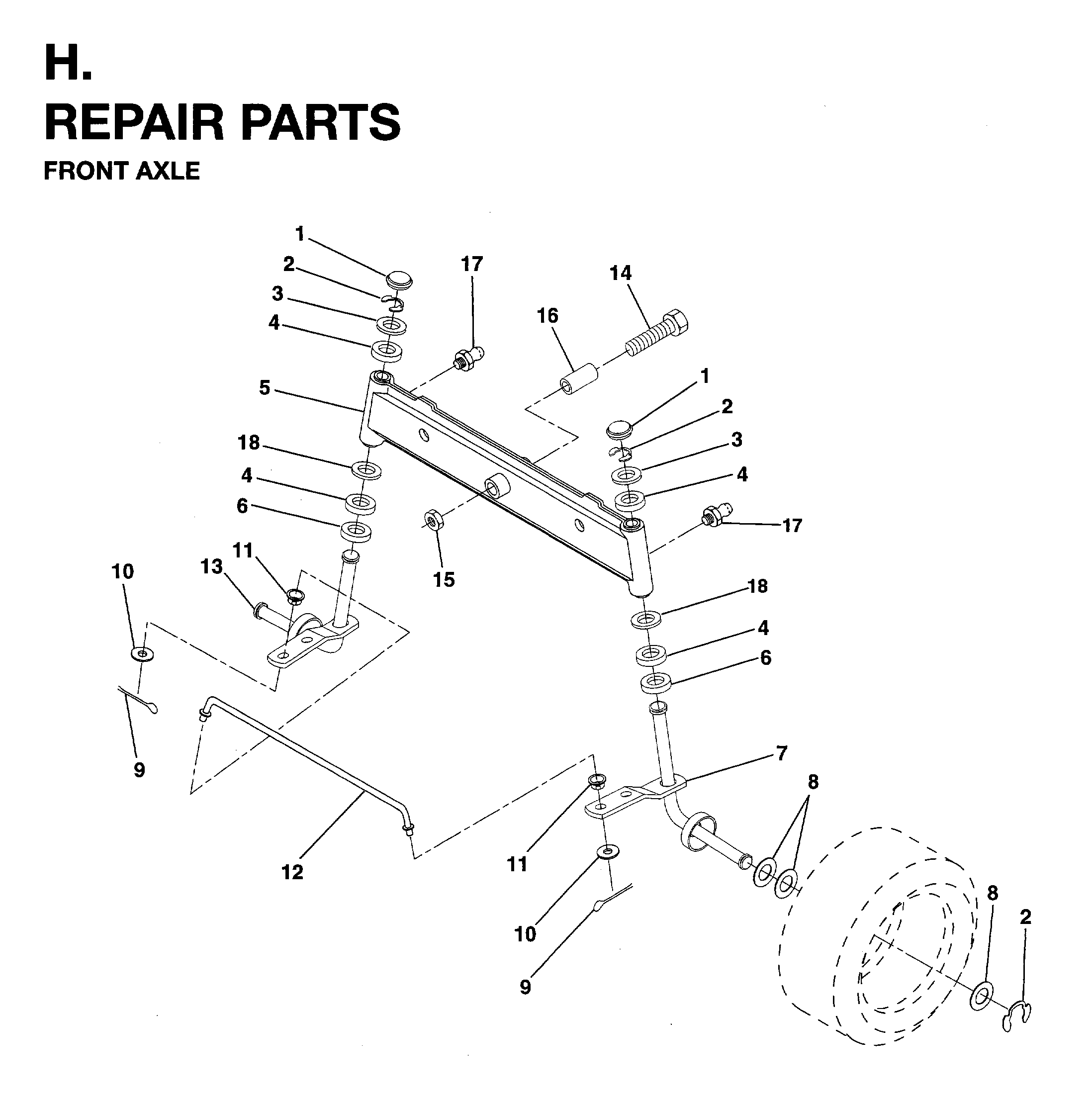 FRONT AXLE 