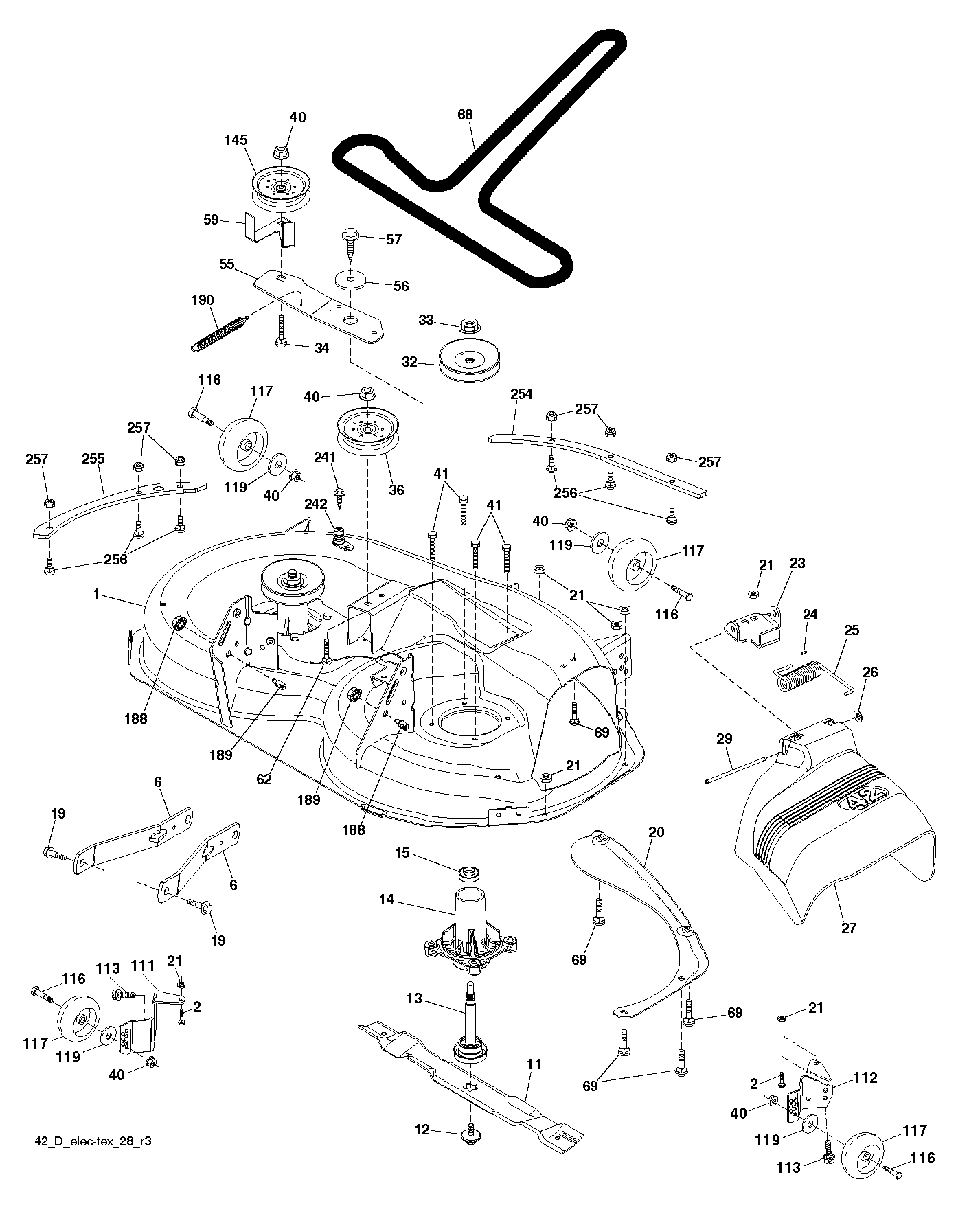 MOWER DECK / CUTTING DECK