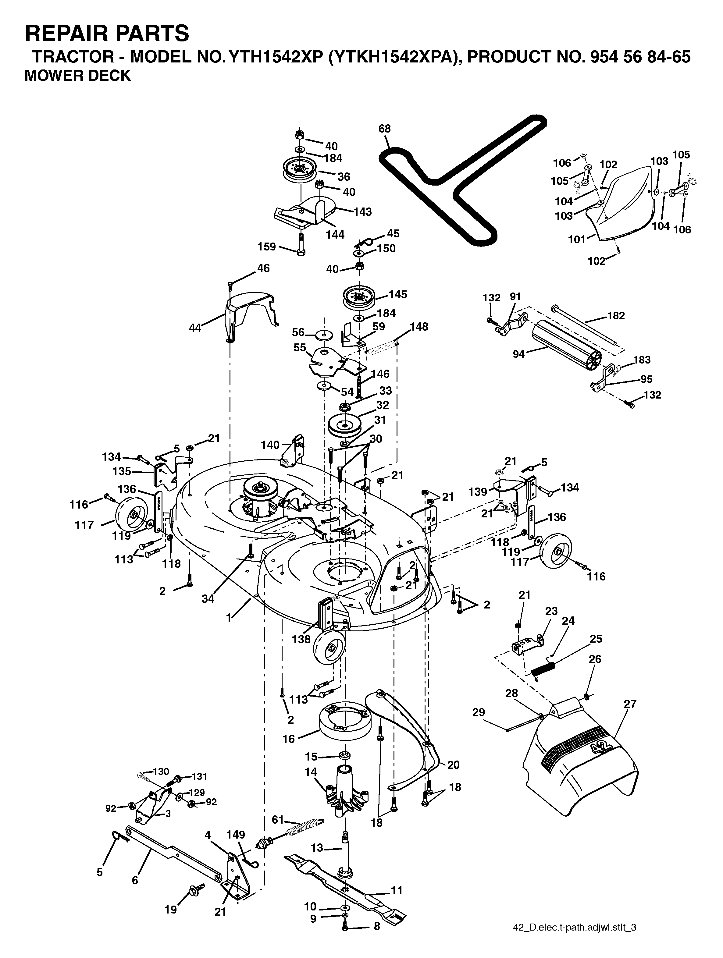 MOWER DECK / CUTTING DECK
