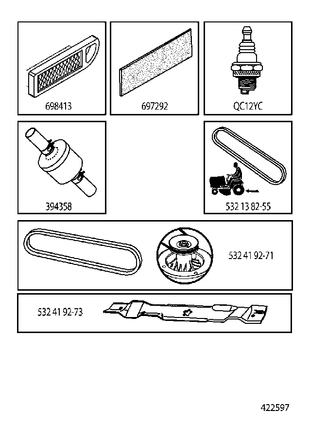 FREQUENTLY USED PARTS