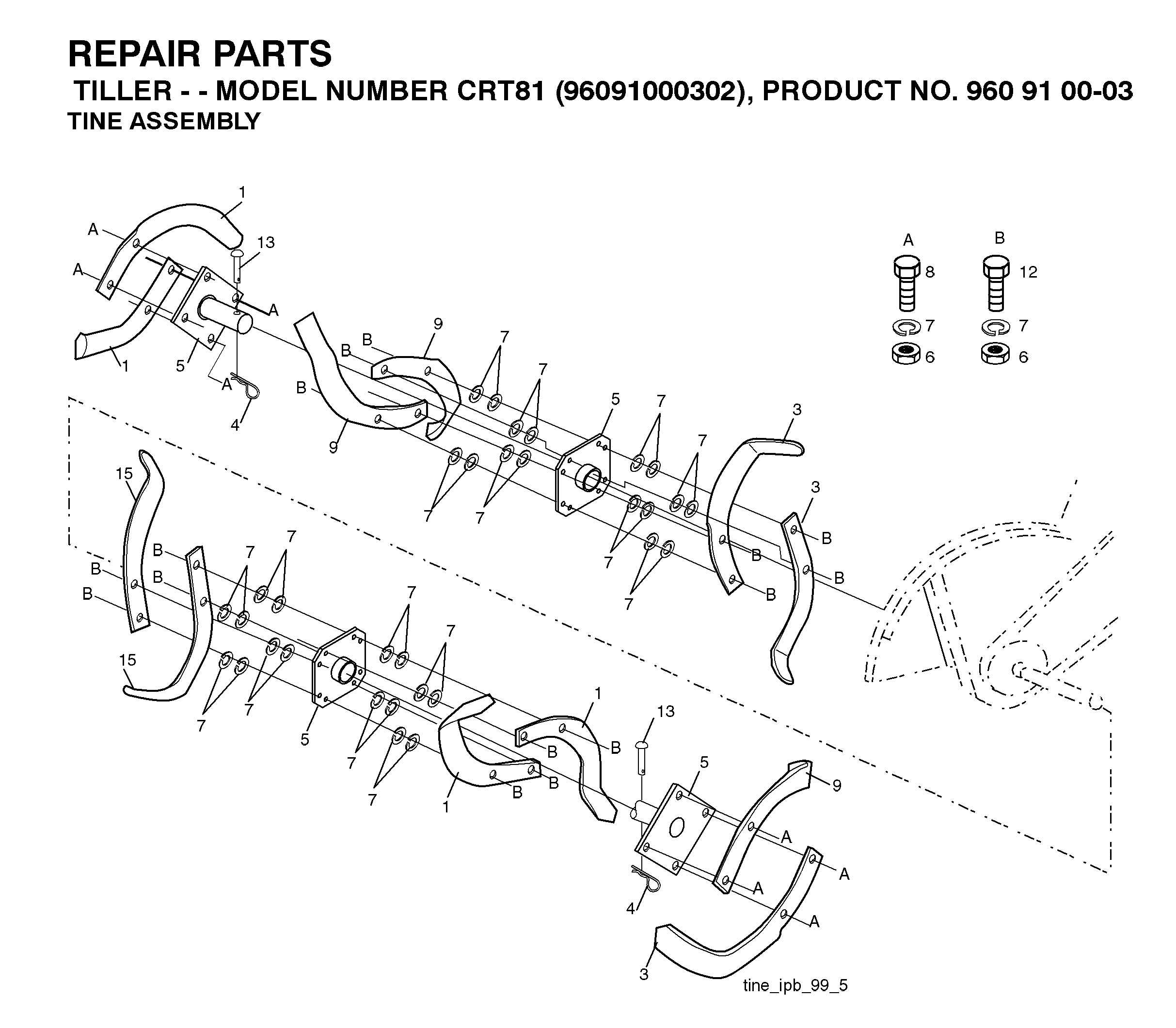 TINE ASSEMBLY
