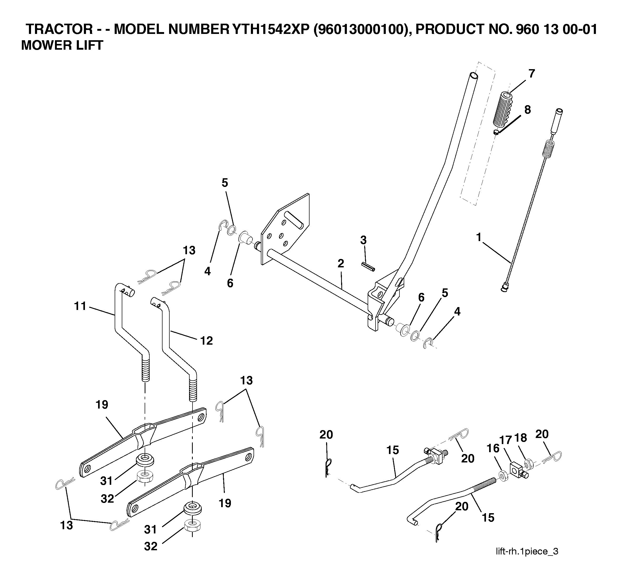 MOWER LIFT / DECK LIFT