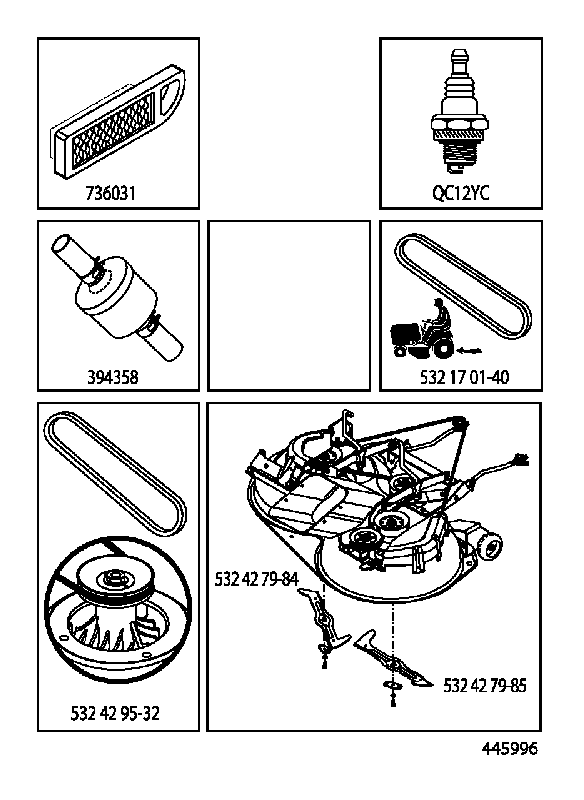 FREQUENTLY USED PARTS
