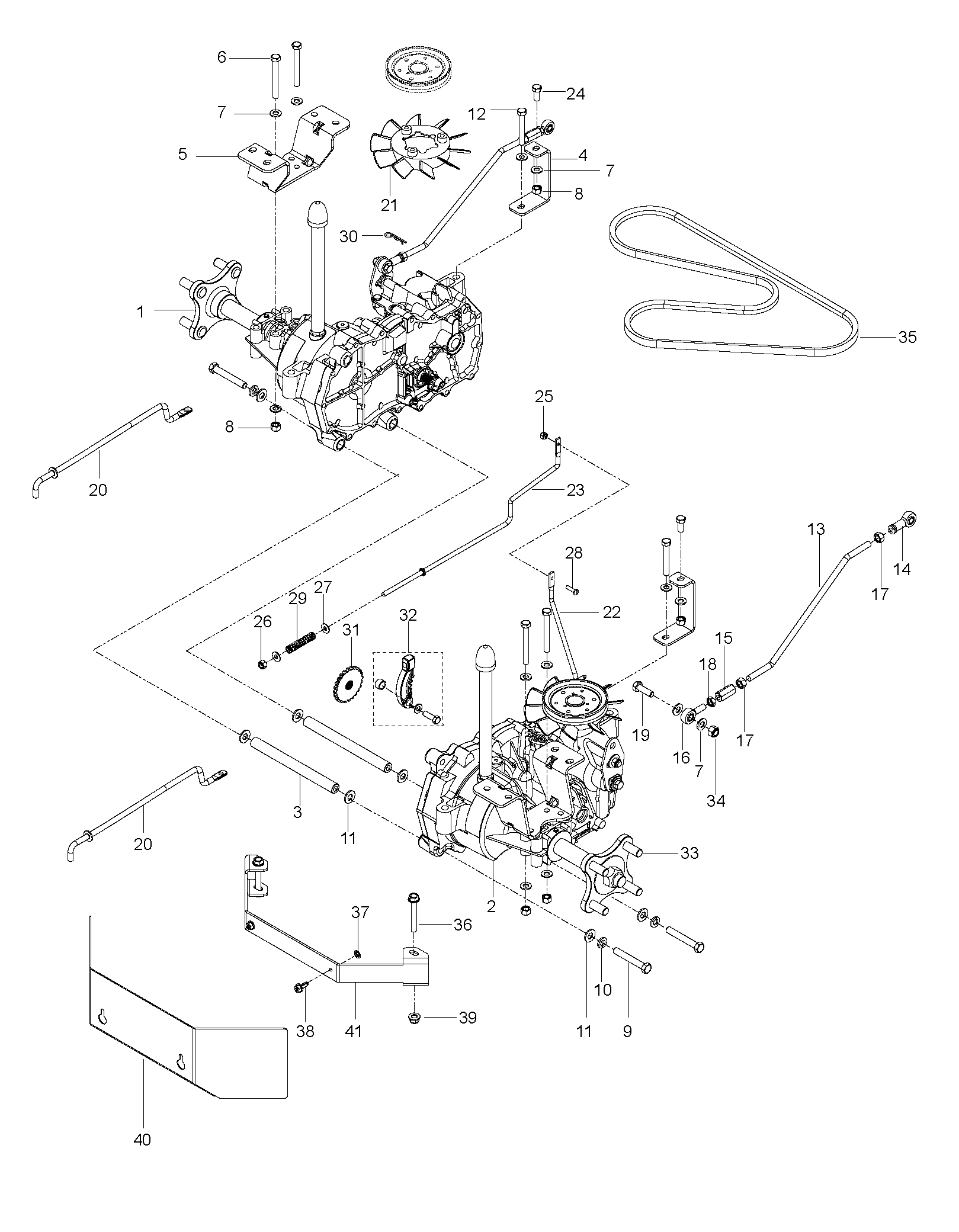 HYDRAULIC PUMP - MOTOR