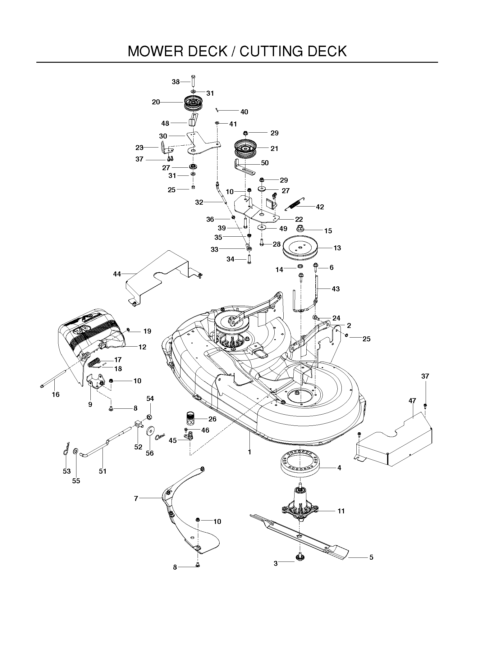 CHASSIS, ENGINE & PULLEYS