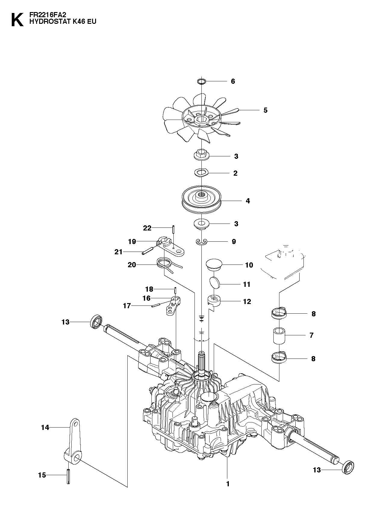 HYDRAULIC PUMP - MOTOR