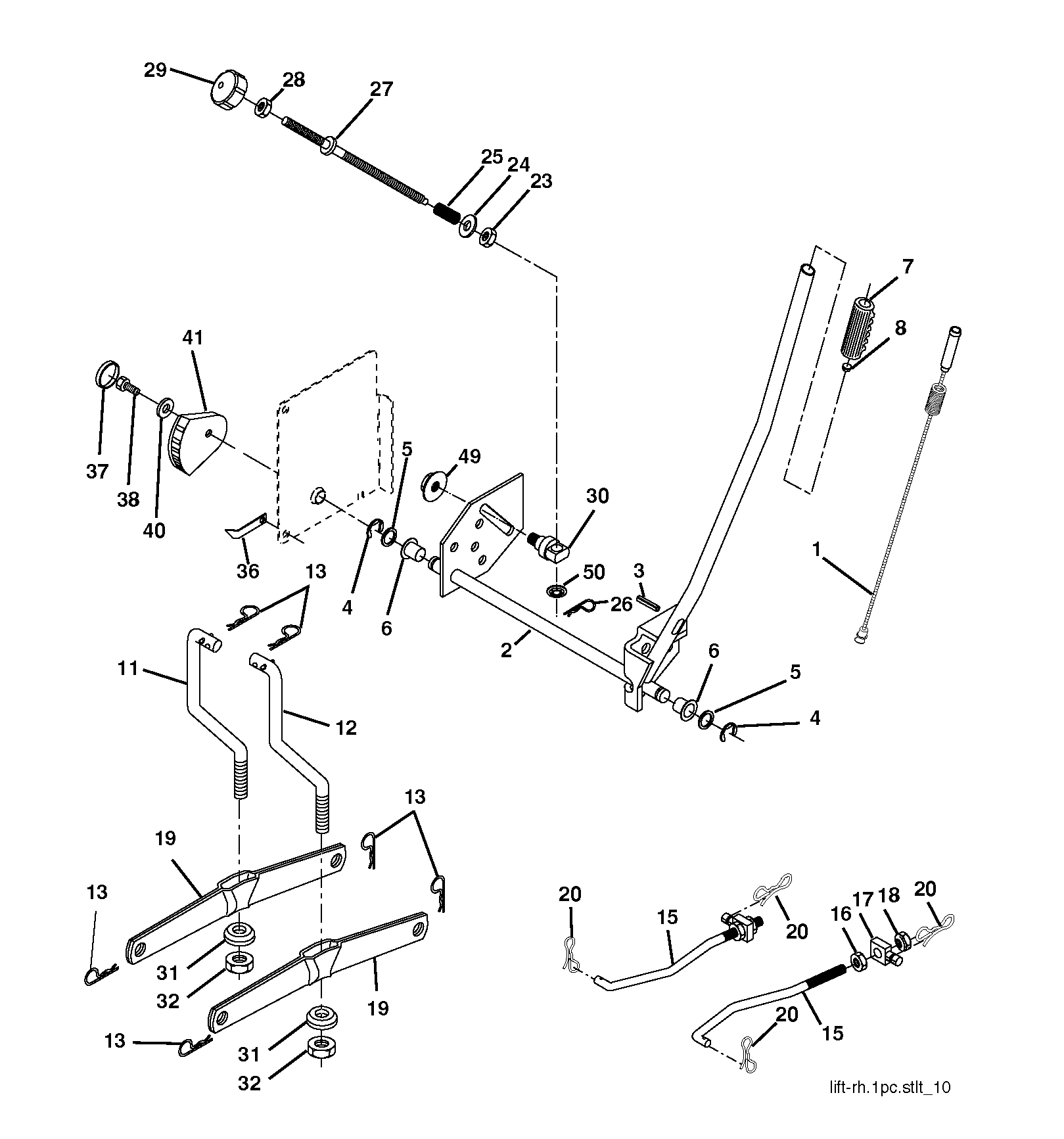 MOWER LIFT / DECK LIFT