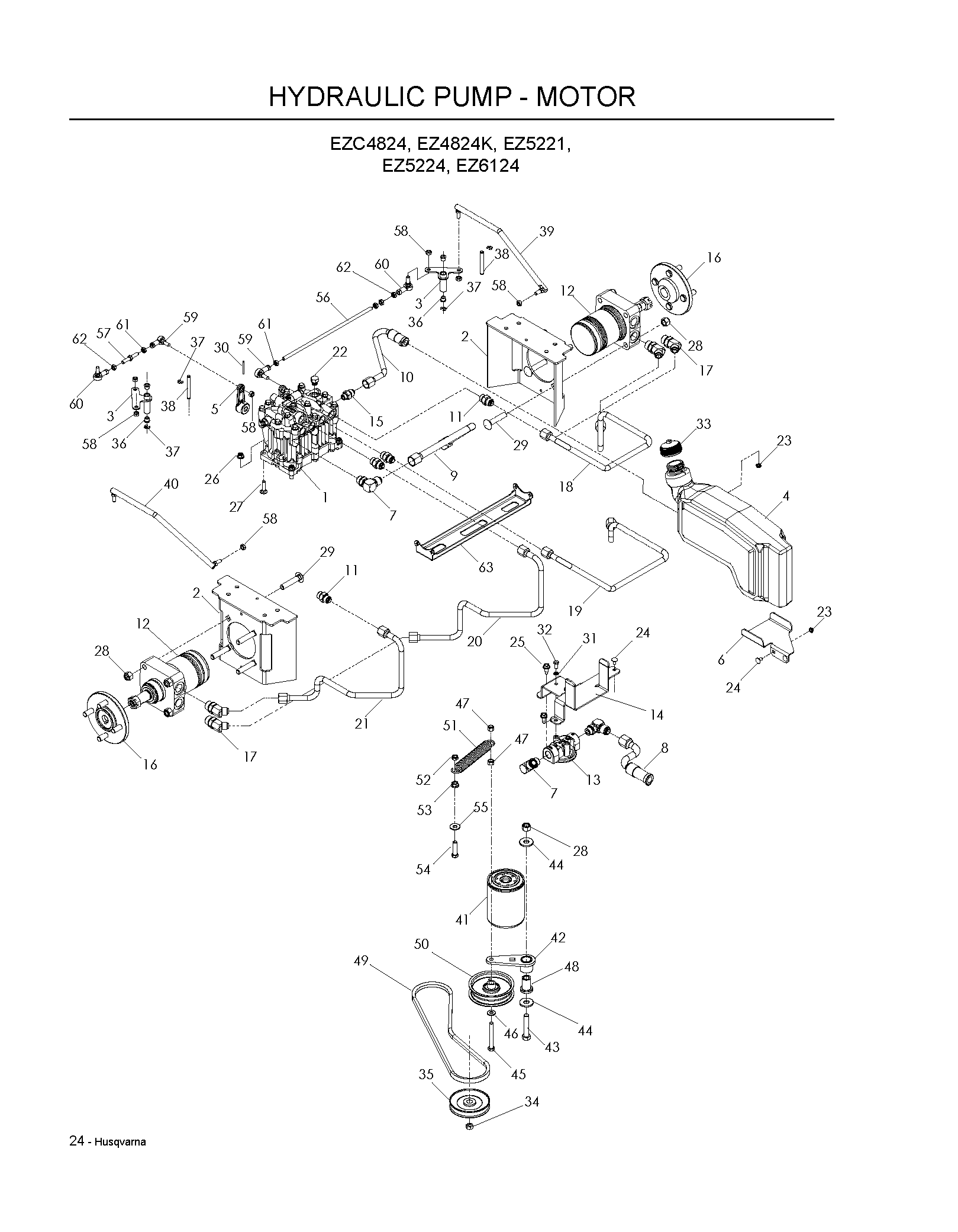 HYDRAULIC PUMP - MOTOR